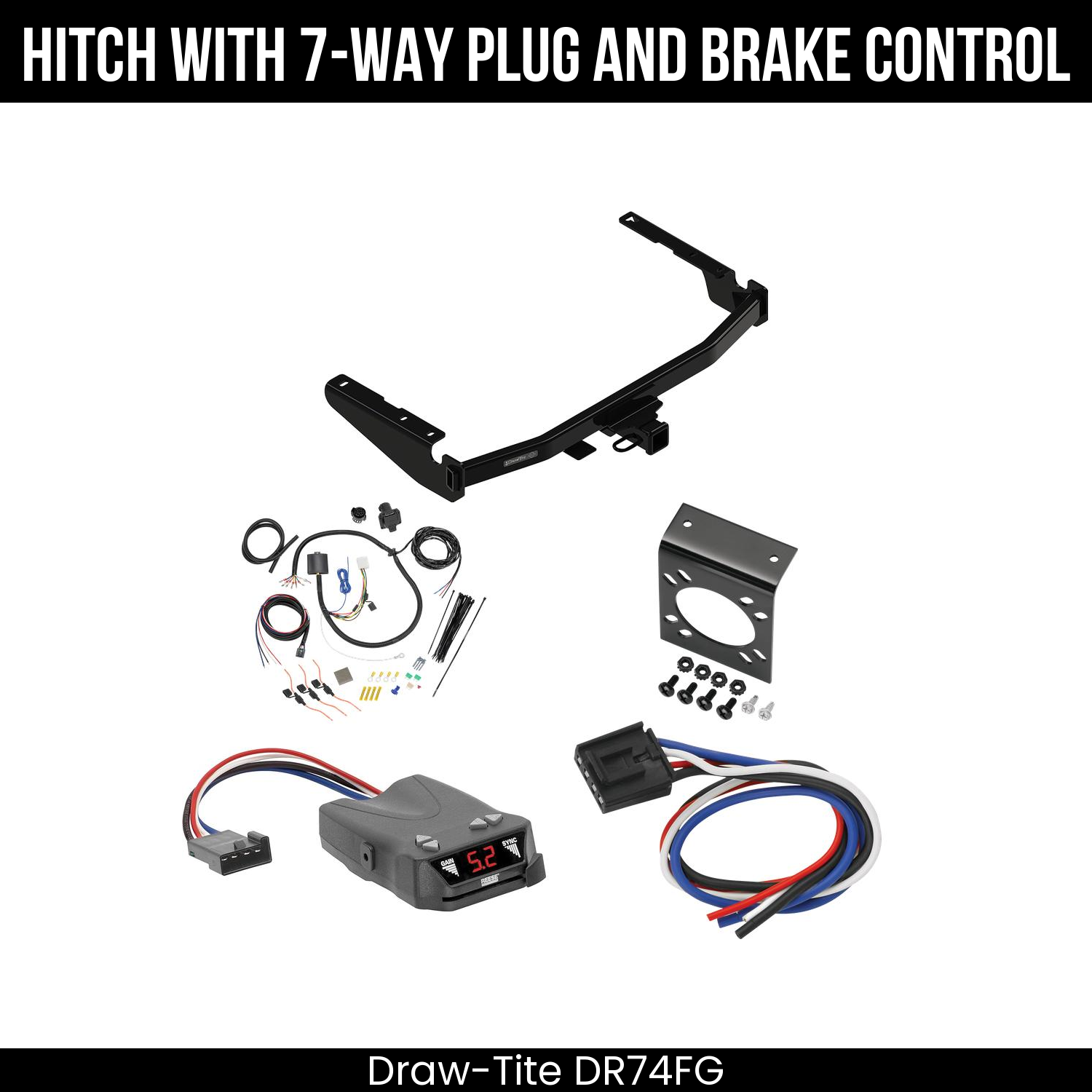 Trailer Hitch , 7-Way , Reese Brakeman IV Brake Control