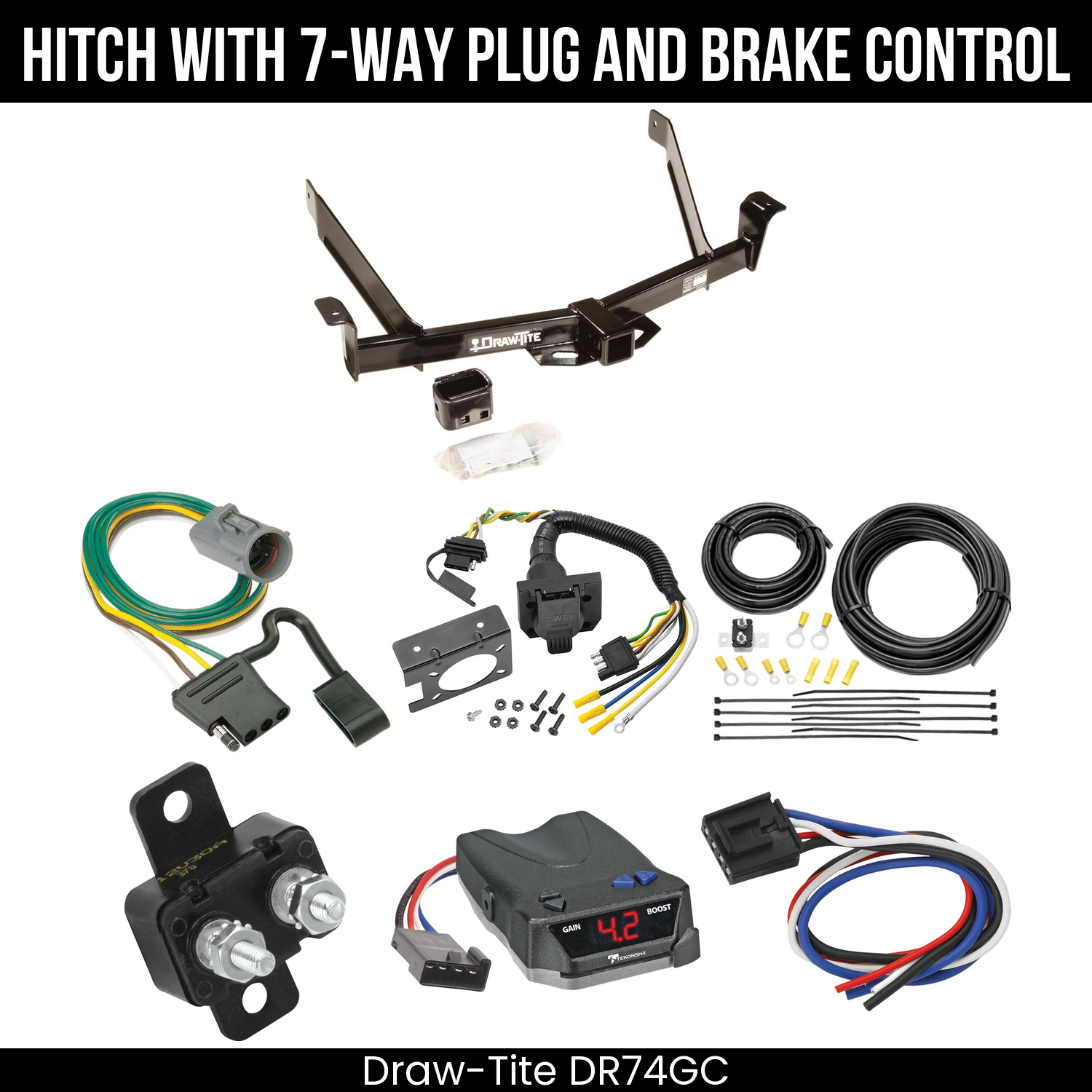 Trailer Hitch , 7-Way , Tekonsha Brake EVN Control