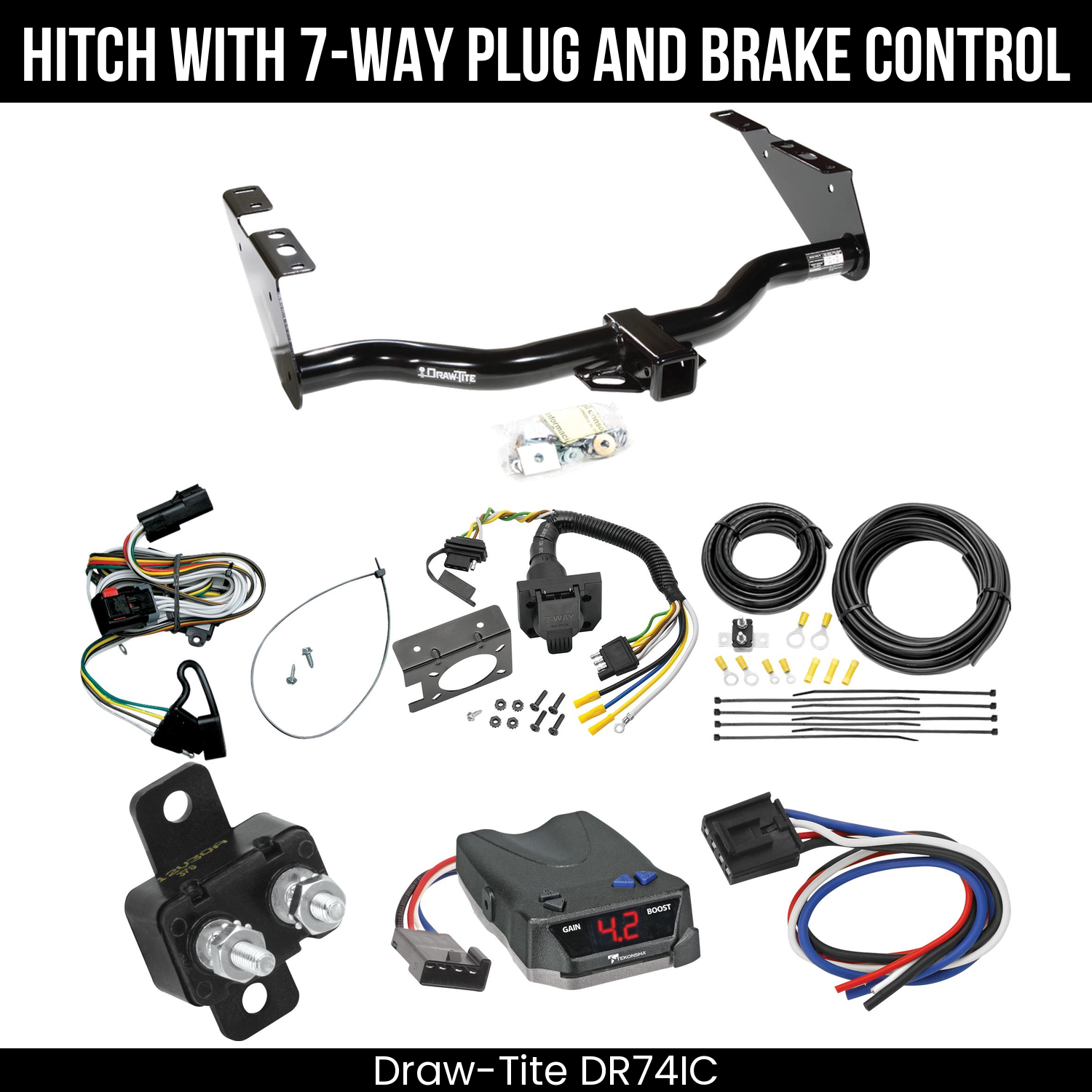 Trailer Hitch , 7-Way , Tekonsha Brake EVN Control