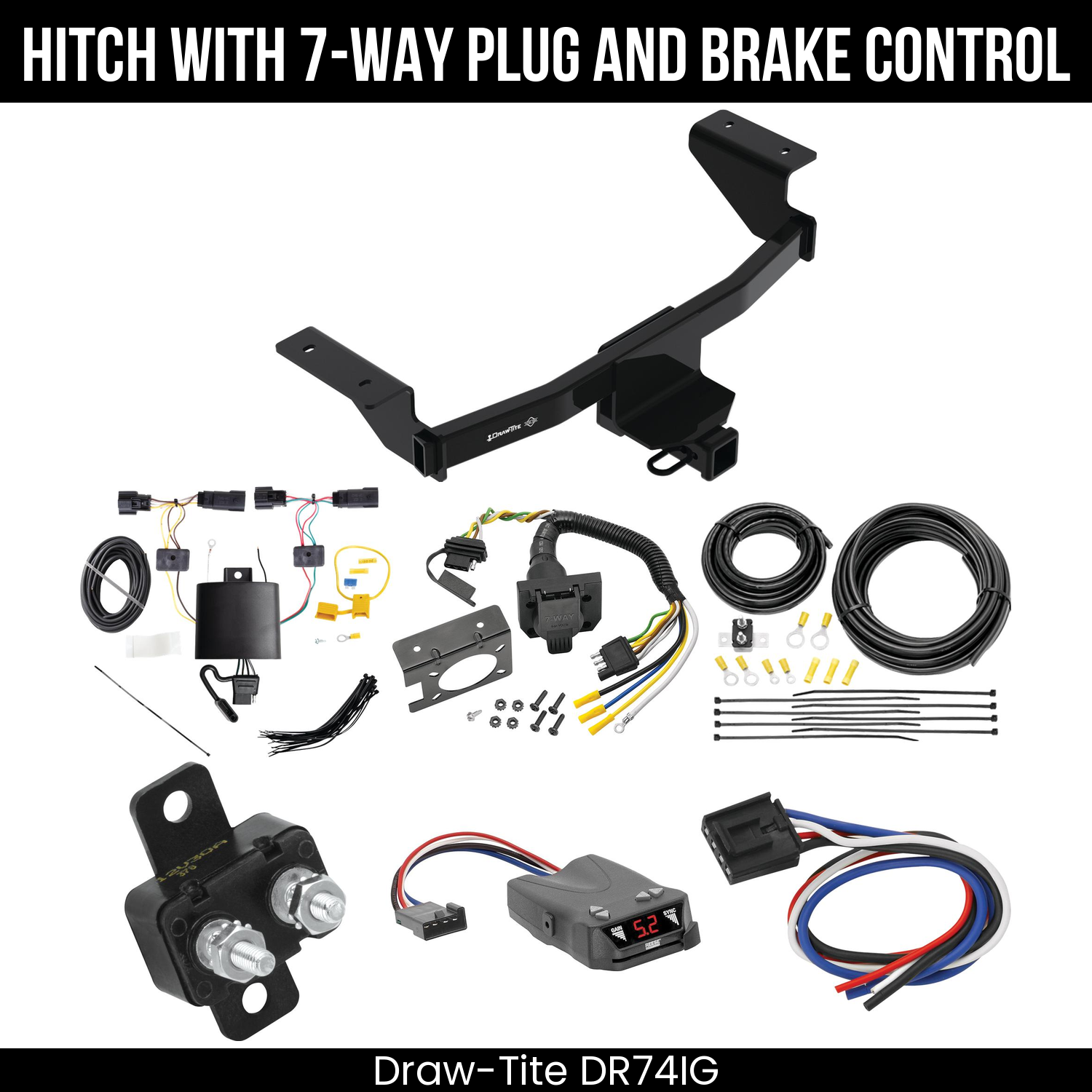 Trailer Hitch , 7-Way , Reese Brakeman IV Brake Control