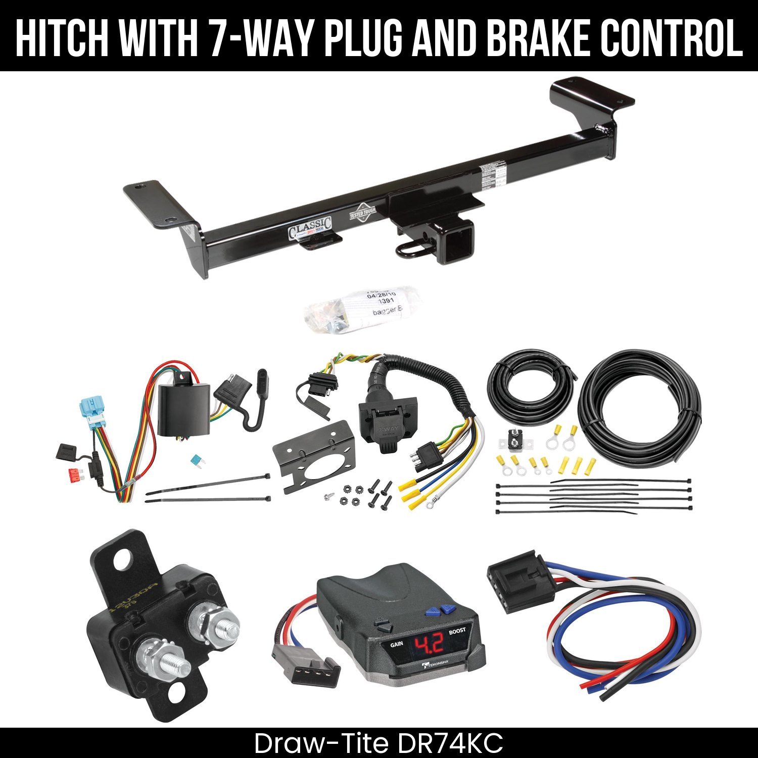 Trailer Hitch , 7-Way , Tekonsha Brake EVN Control