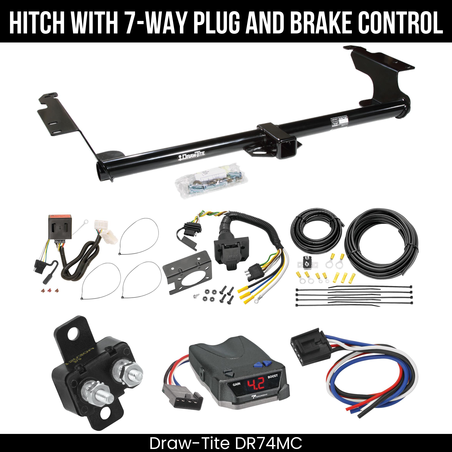 Trailer Hitch , 7-Way , Tekonsha Brake EVN Control