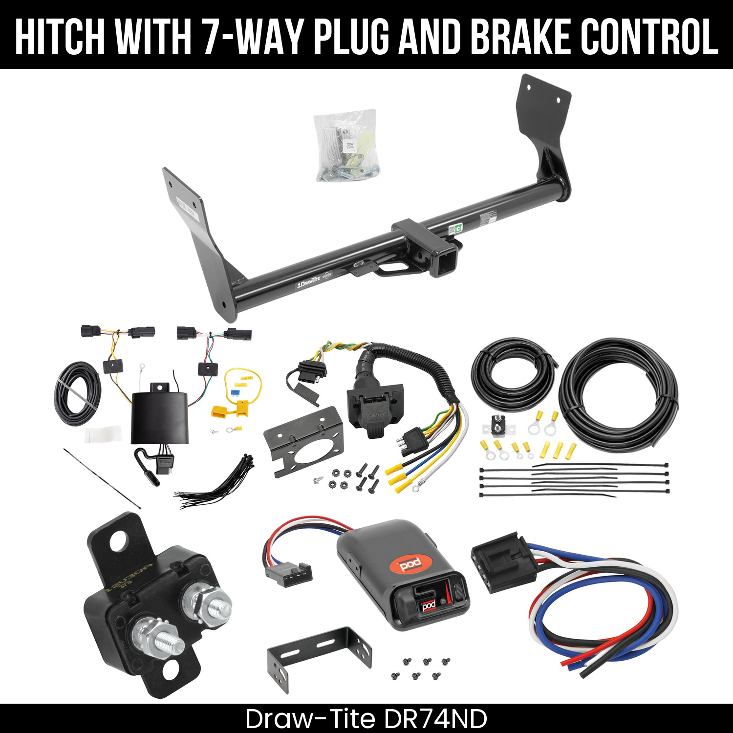 Trailer Hitch , 7-Way , Pro Series POD Brake Control
