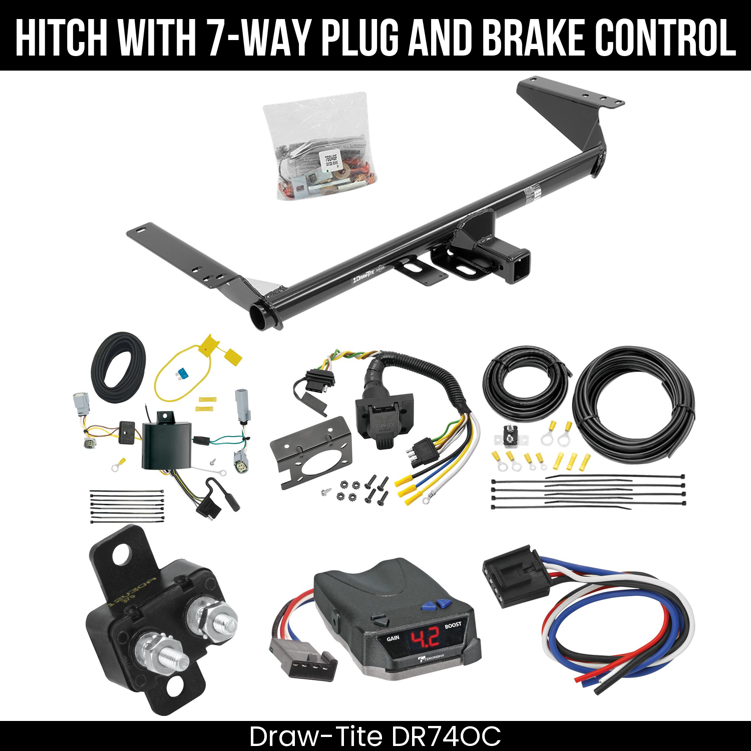 Trailer Hitch , 7-Way , Tekonsha Brake EVN Control