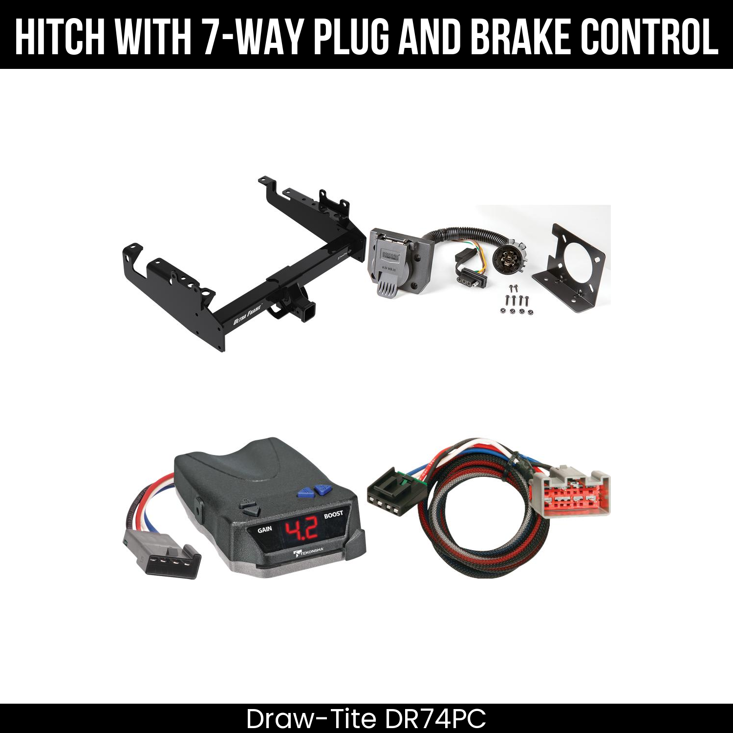Trailer Hitch , 7-Way , Tekonsha Brake EVN Control