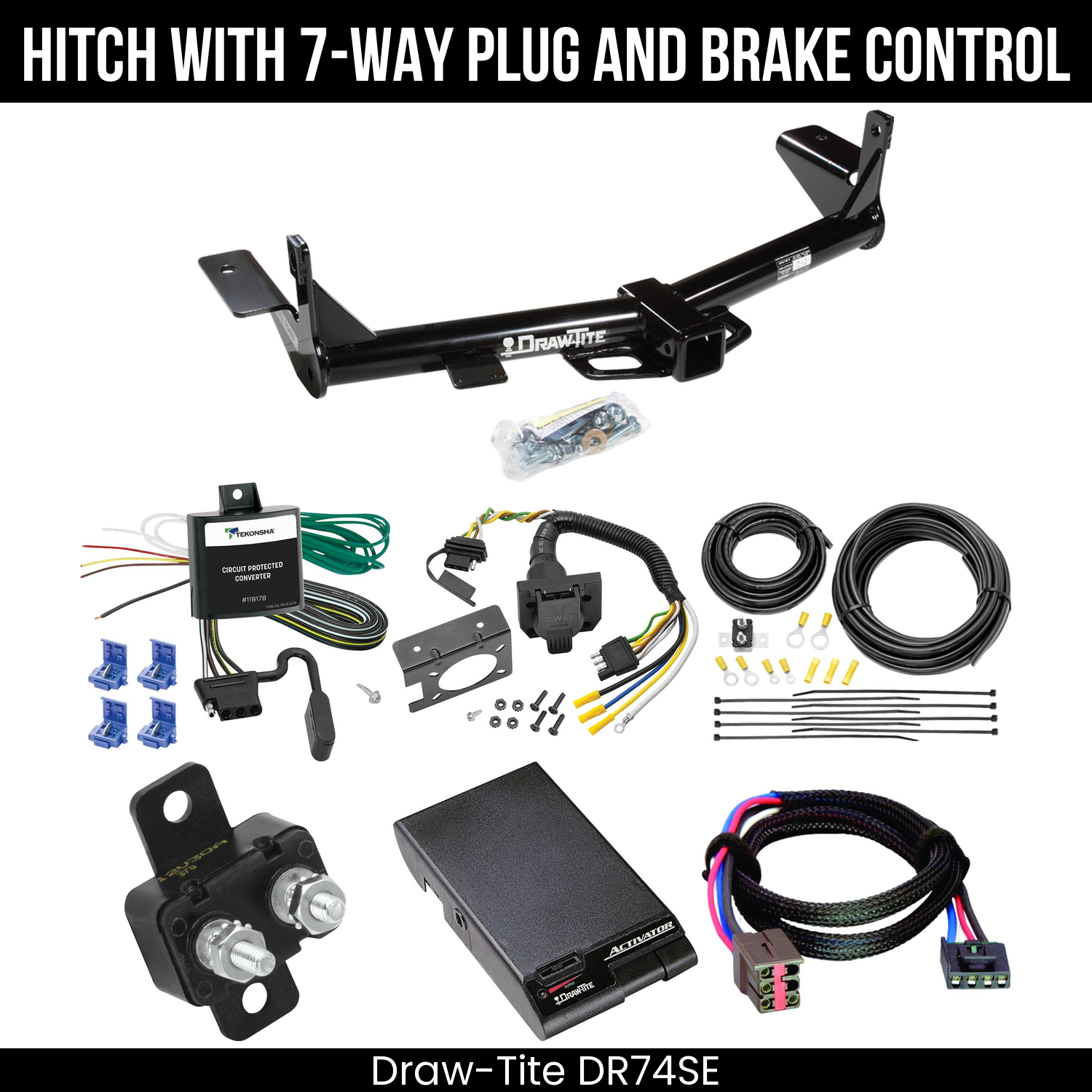 Trailer Hitch , 7-Way , Draw-Tite Activator Brake Control