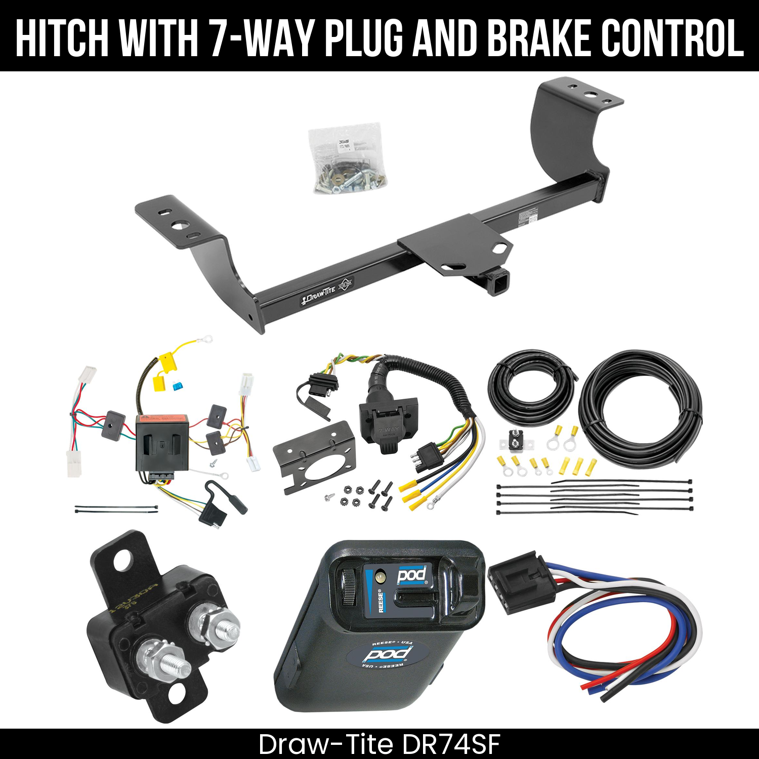 Trailer Hitch , 7-Way , Reese POD Brake Control