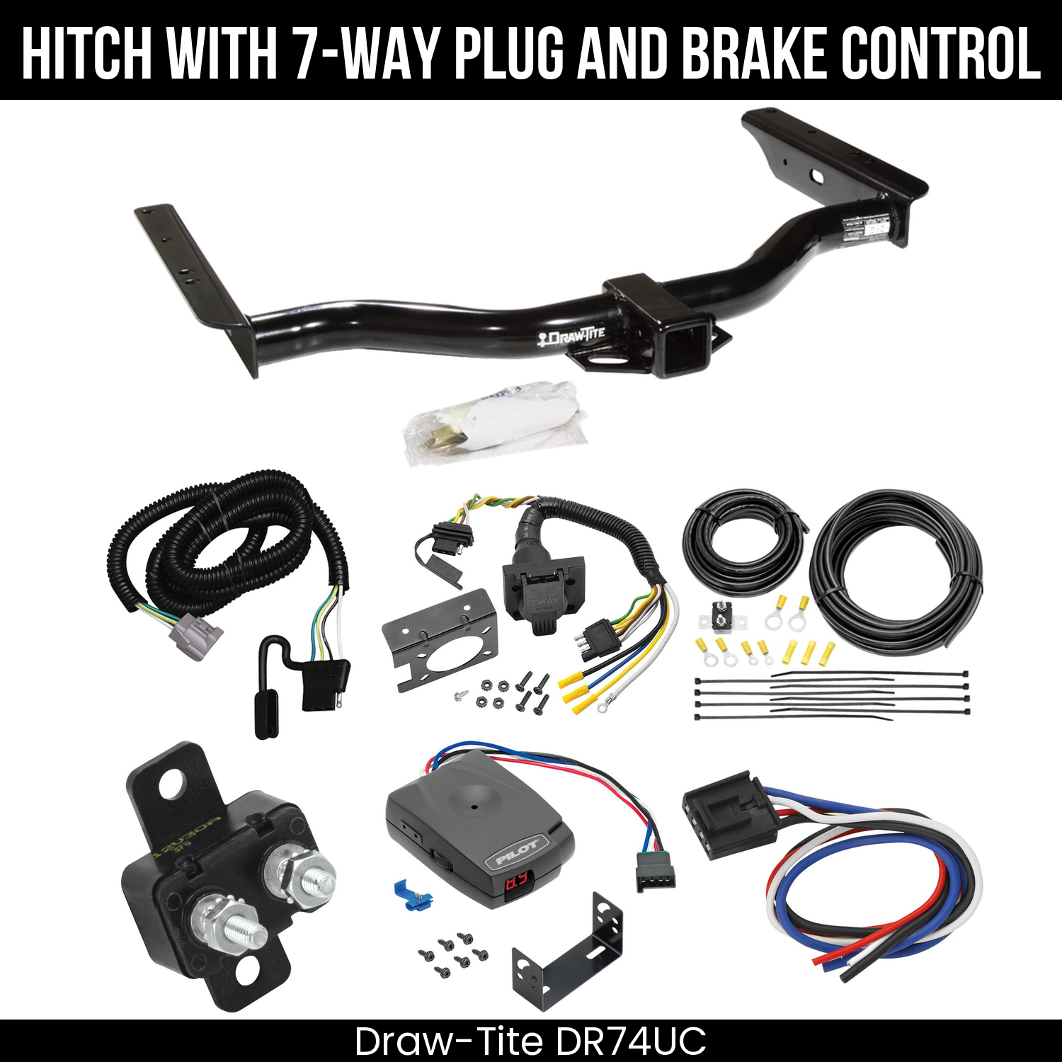 Trailer Hitch , 7-Way , Pro Series Pilot Brake Control