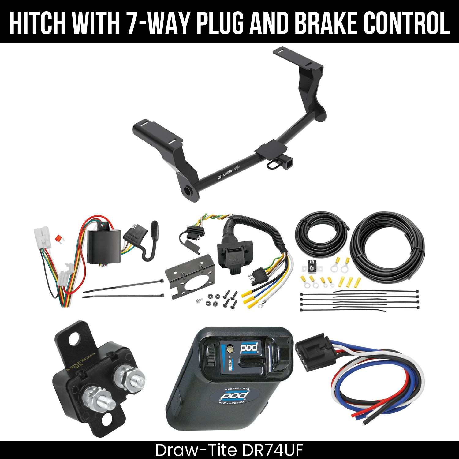 Trailer Hitch , 7-Way , Reese POD Brake Control