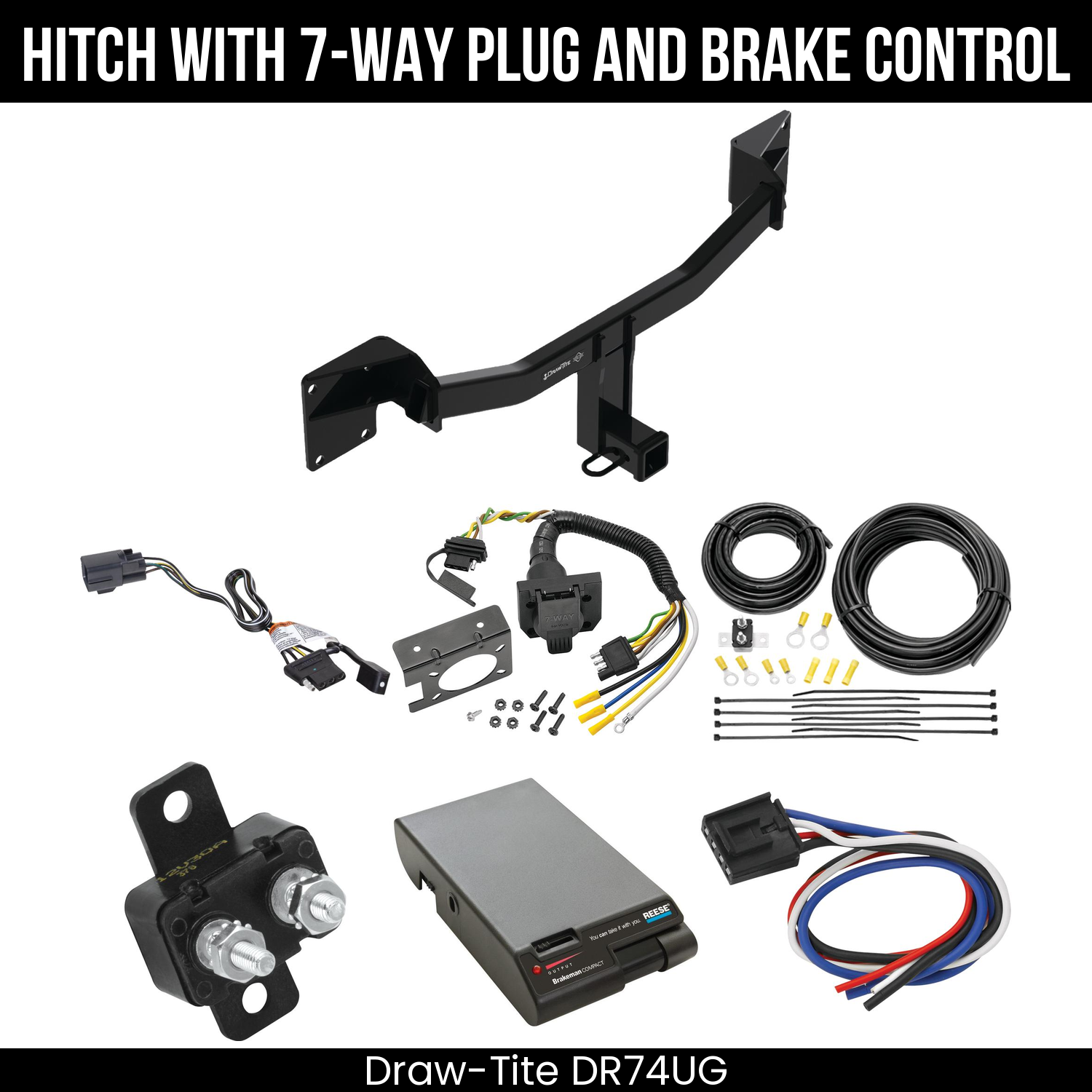 Trailer Hitch , 7-Way , Reese Brakeman Brake Control