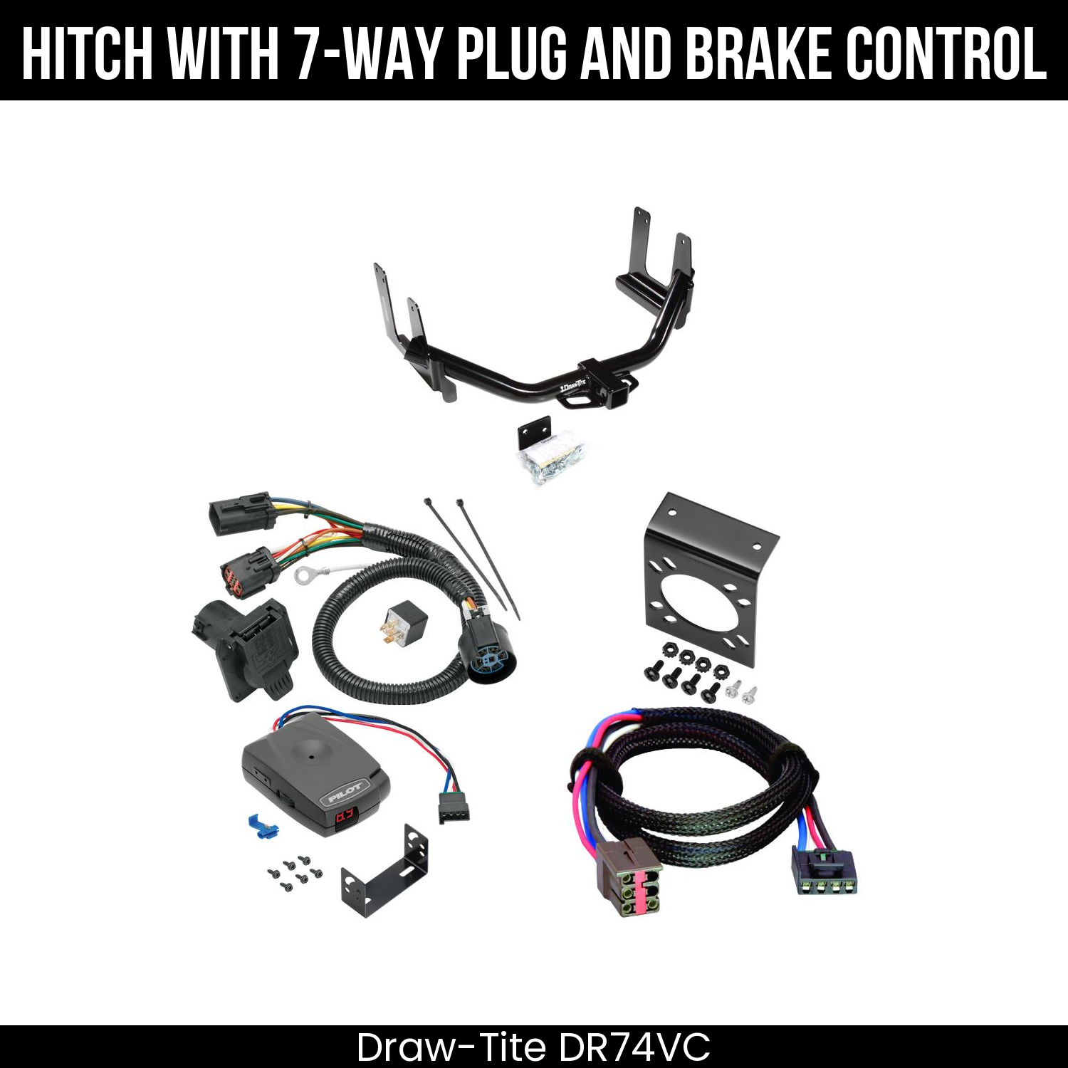 Trailer Hitch , 7-Way , Pro Series Pilot Brake Control