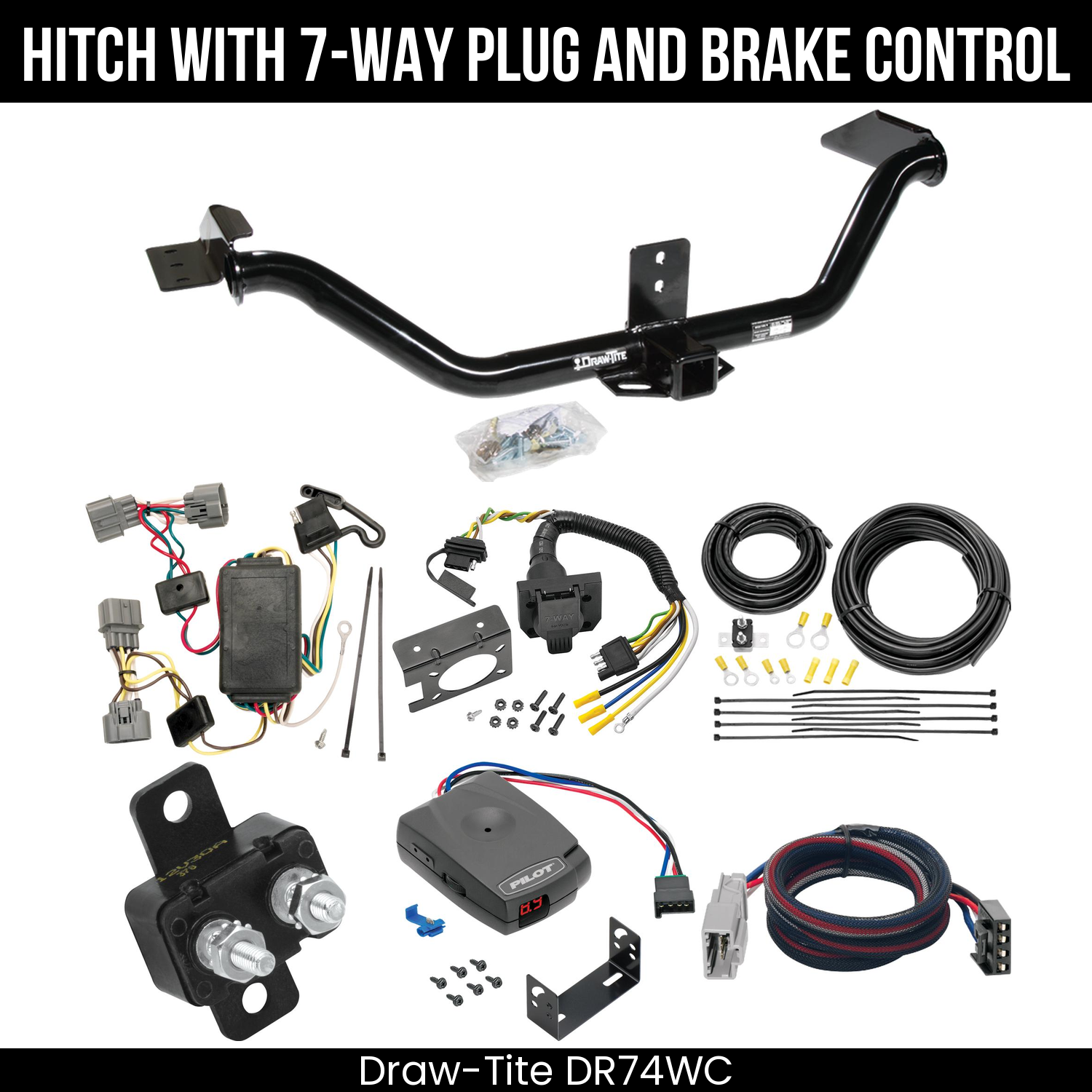 Trailer Hitch , 7-Way , Pro Series Pilot Brake Control