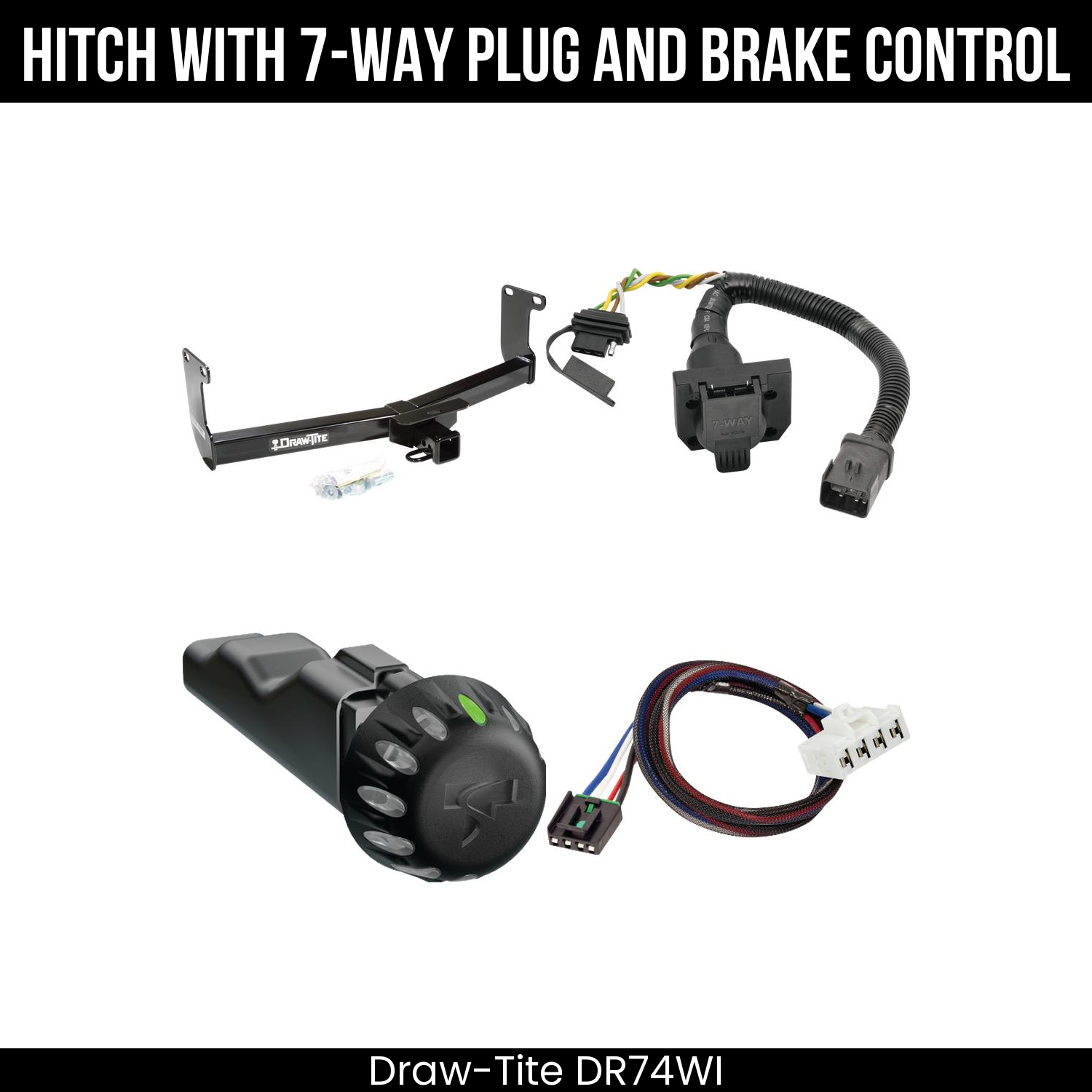 Trailer Hitch , 7-Way , Tekonsha Voyager iD Smart Brake Control