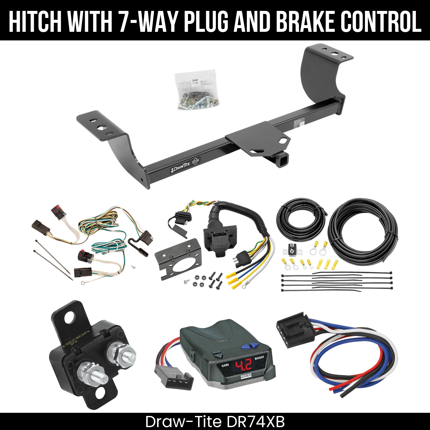 Trailer Hitch , 7-Way , Reese Brake EVN Control