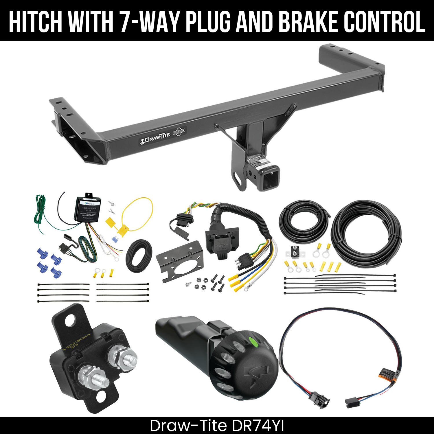 Trailer Hitch , 7-Way , Tekonsha Voyager iD Smart Brake Control