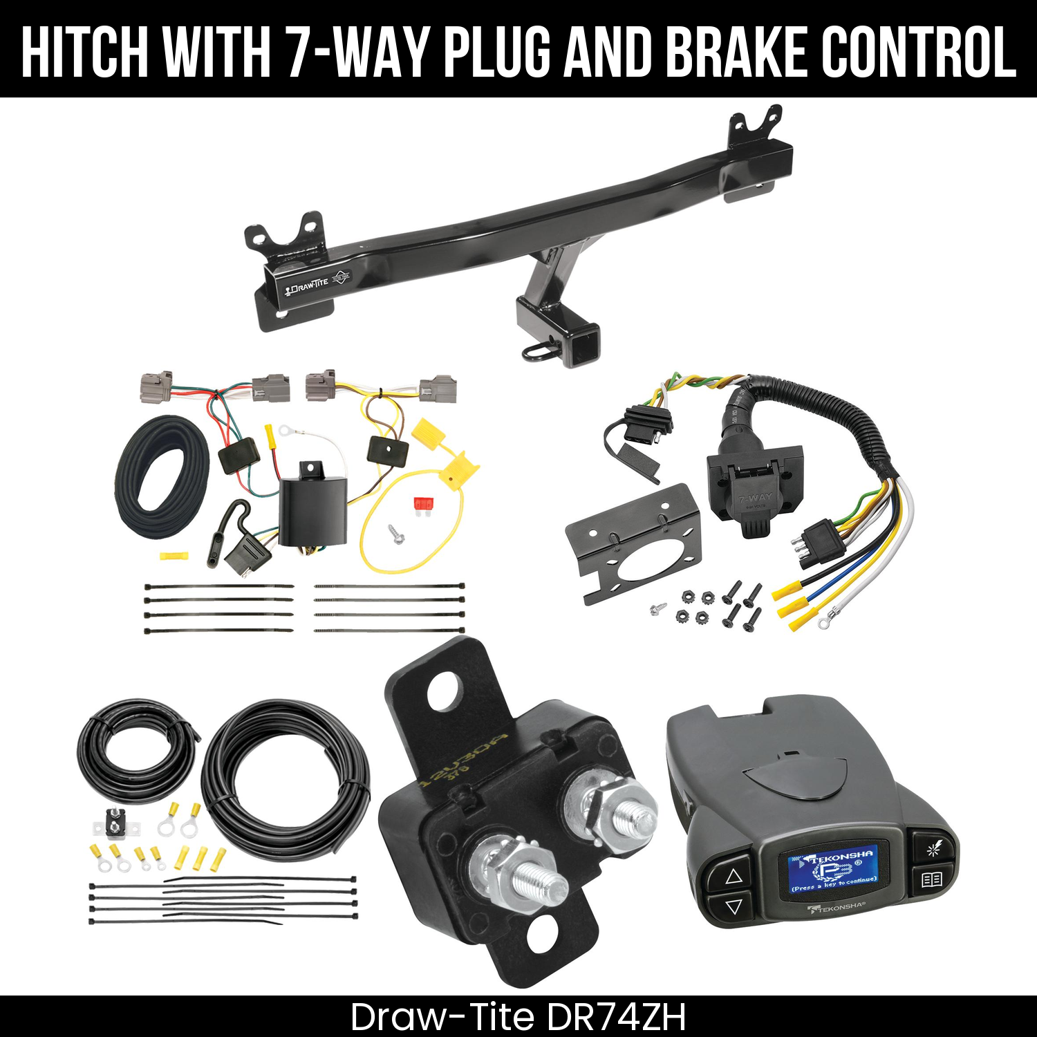 Trailer Hitch , 7-Way , Tekonsha Prodigy P3 Brake Control