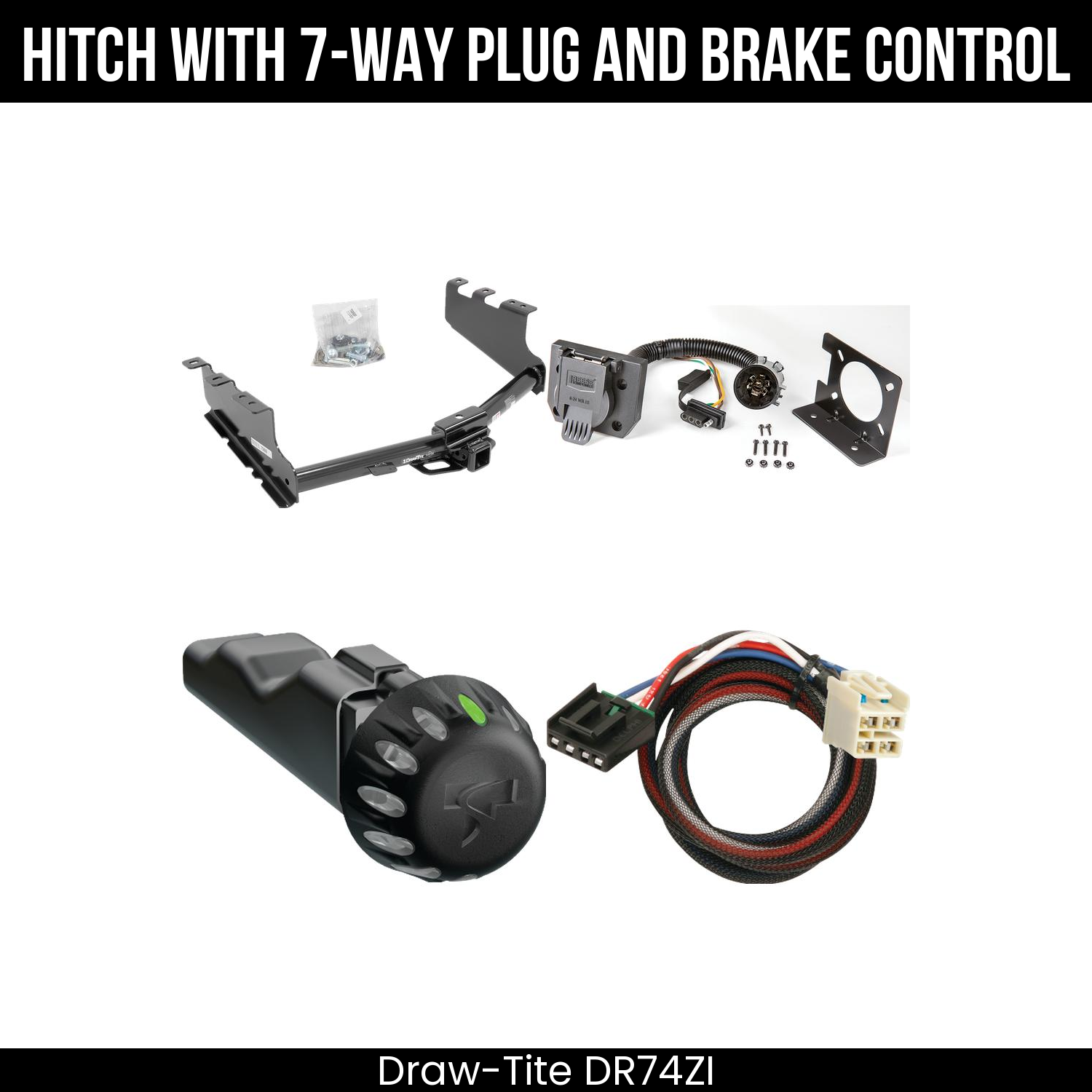 Trailer Hitch , 7-Way , Tekonsha Voyager iD Smart Brake Control