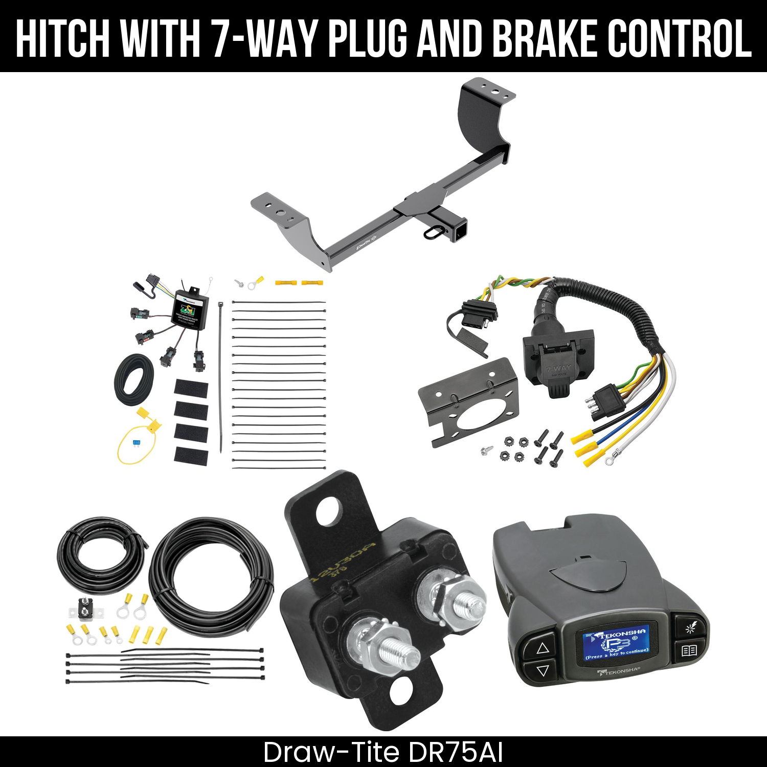 Trailer Hitch , 7-Way , Tekonsha Prodigy P3 Brake Control