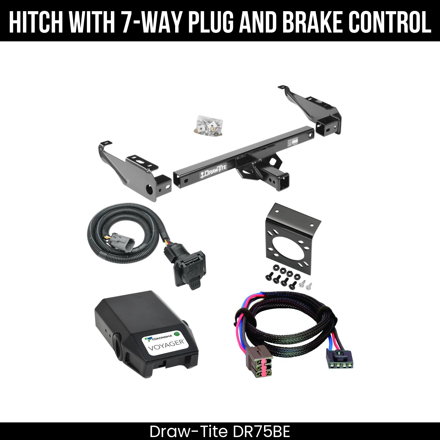 Trailer Hitch , 7-Way , Tekonsha Voyager Brake Control