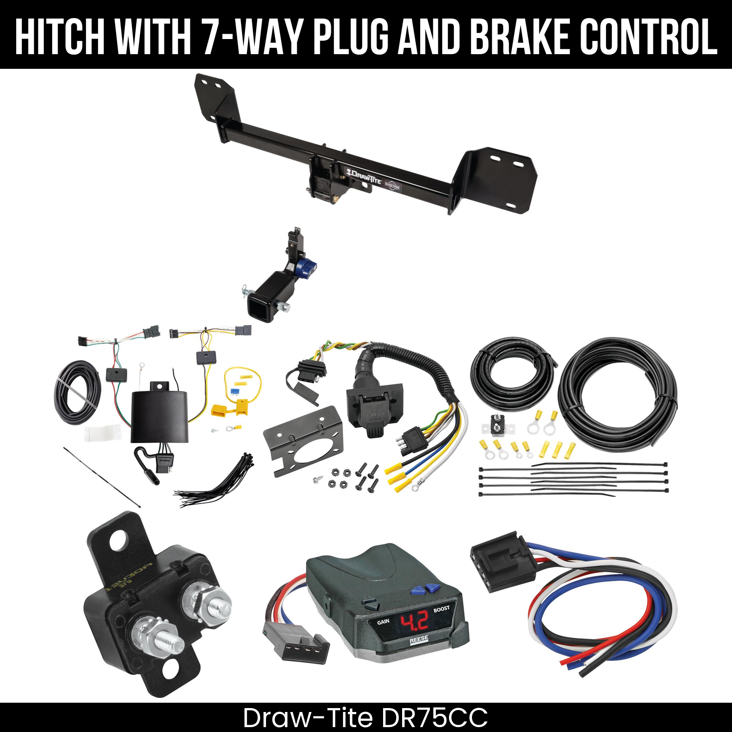 Trailer Hitch , 7-Way , Reese Brake EVN Control
