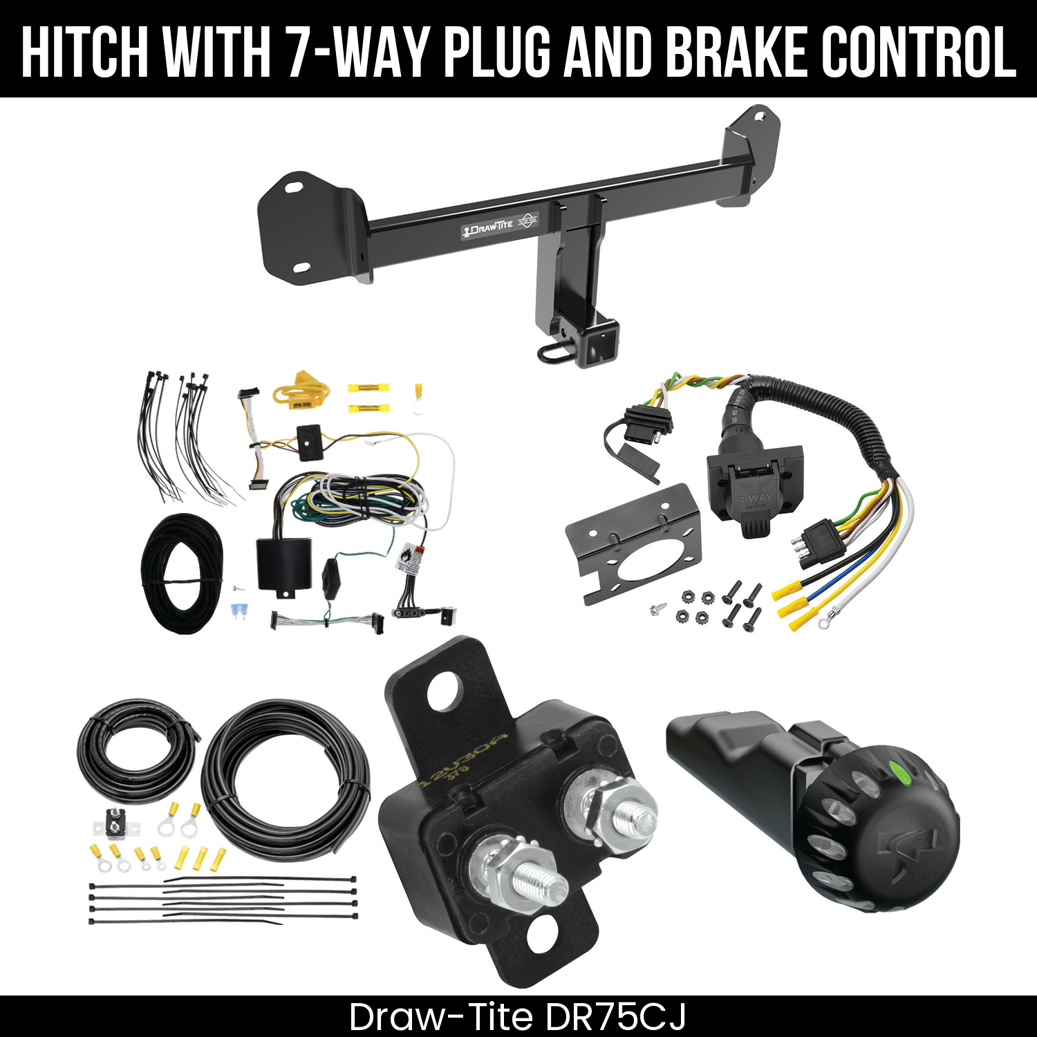 Trailer Hitch , 7-Way , Tekonsha Voyager iD Smart Brake Control