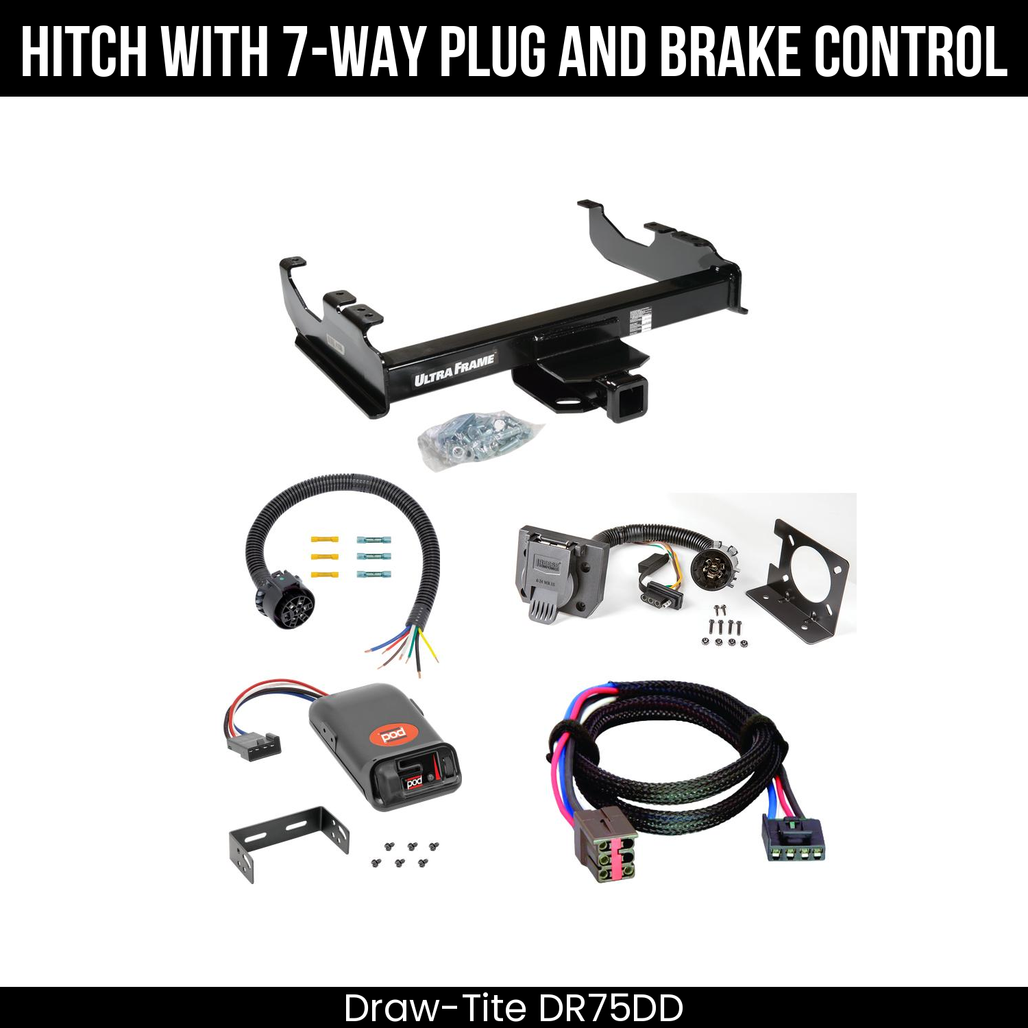 Trailer Hitch , 7-Way , Pro Series POD Brake Control