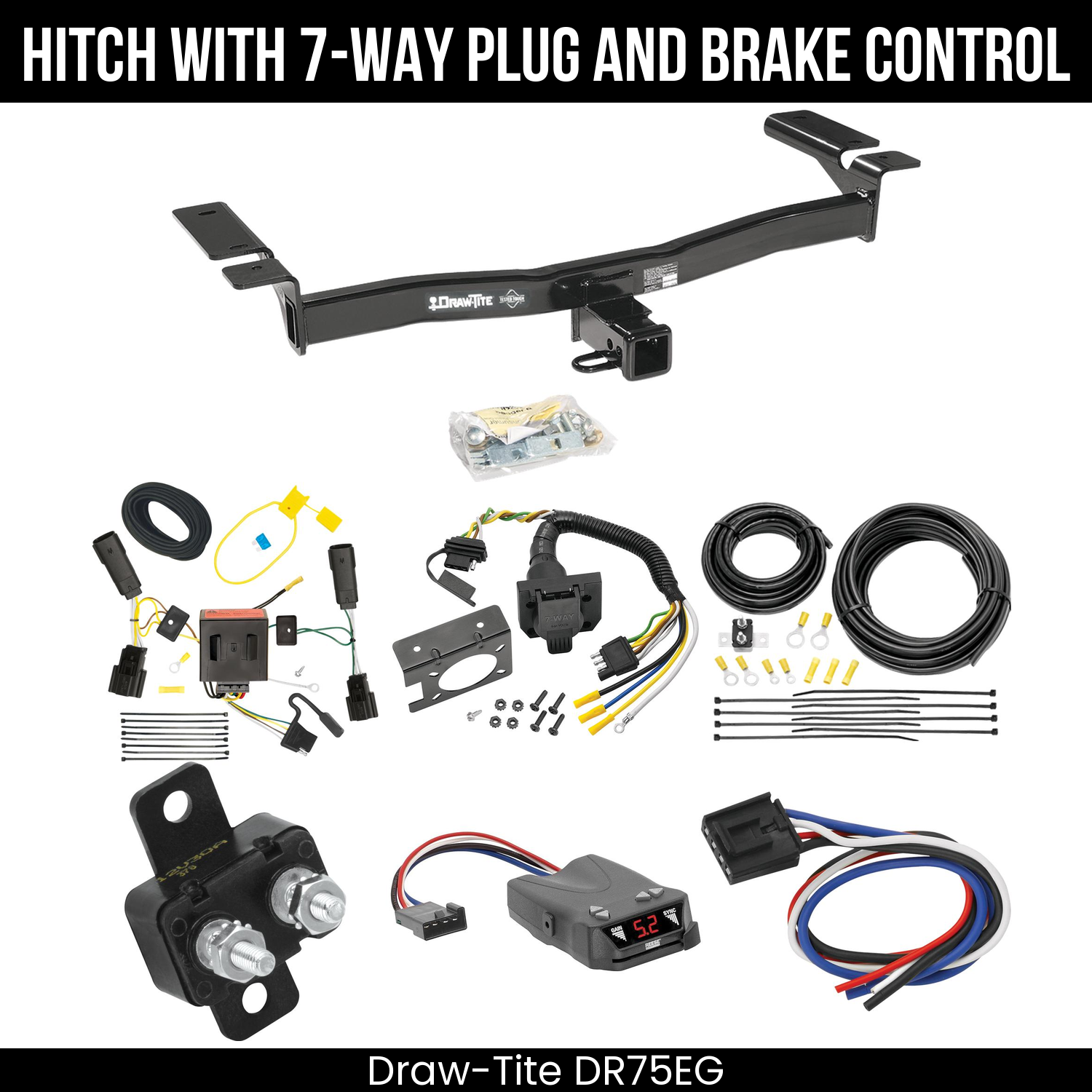Trailer Hitch , 7-Way , Reese Brakeman IV Brake Control