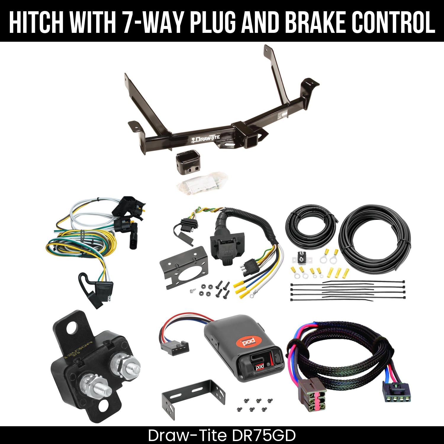 Trailer Hitch , 7-Way , Pro Series POD Brake Control