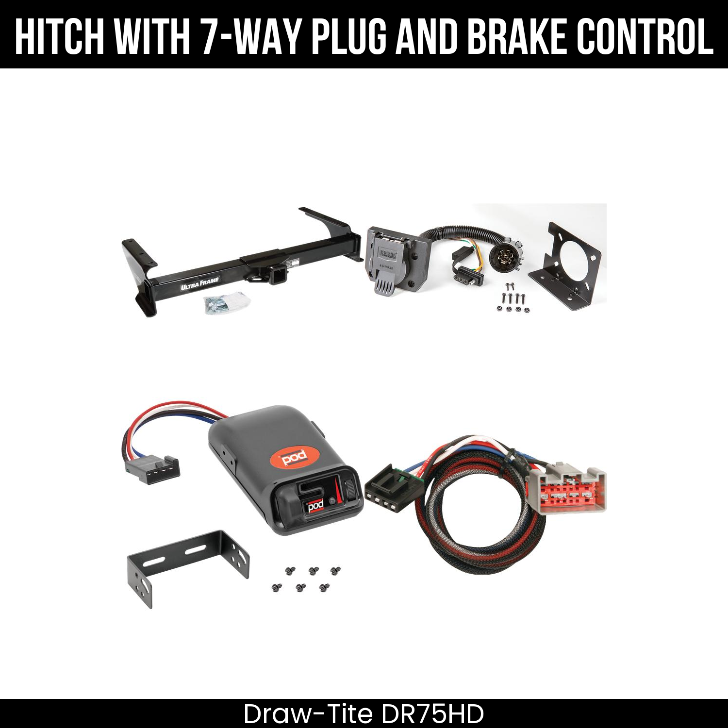 Trailer Hitch , 7-Way , Pro Series POD Brake Control