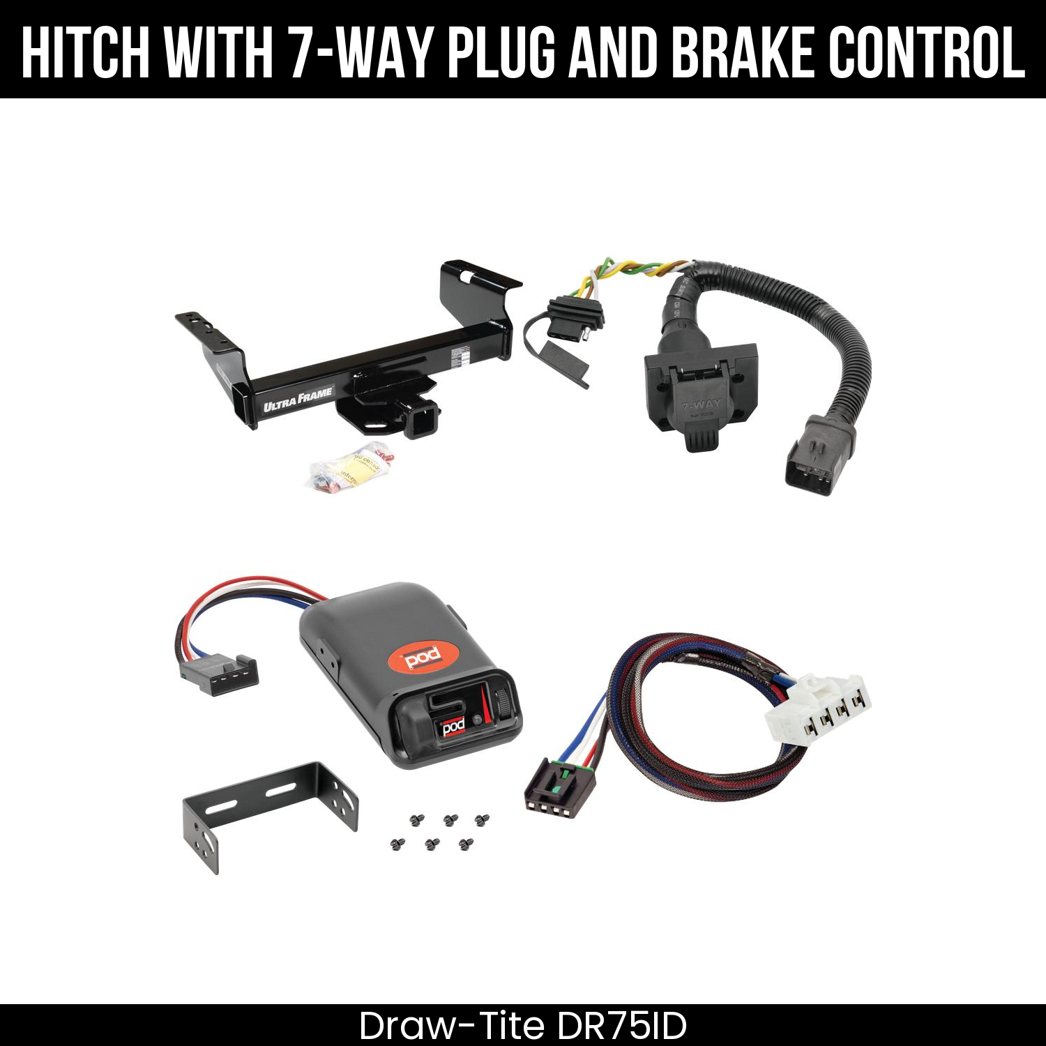 Trailer Hitch , 7-Way , Pro Series POD Brake Control