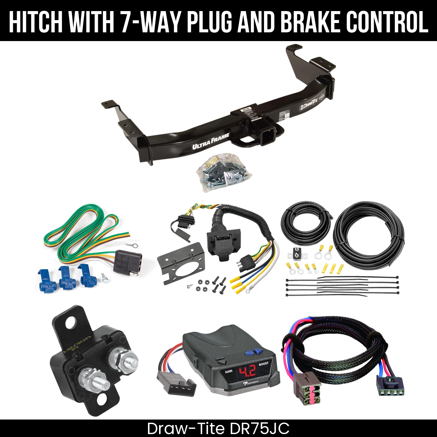 Trailer Hitch , 7-Way , Tekonsha Brake EVN Control