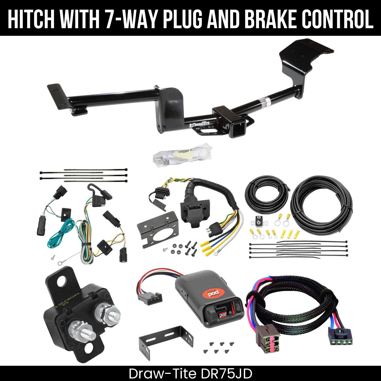 Trailer Hitch , 7-Way , Pro Series POD Brake Control