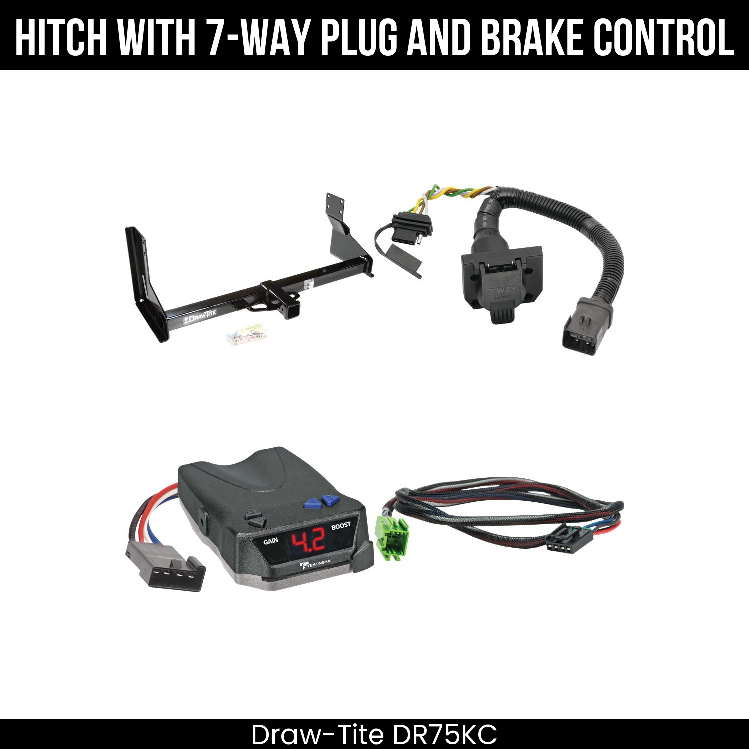 Trailer Hitch , 7-Way , Tekonsha Brake EVN Control