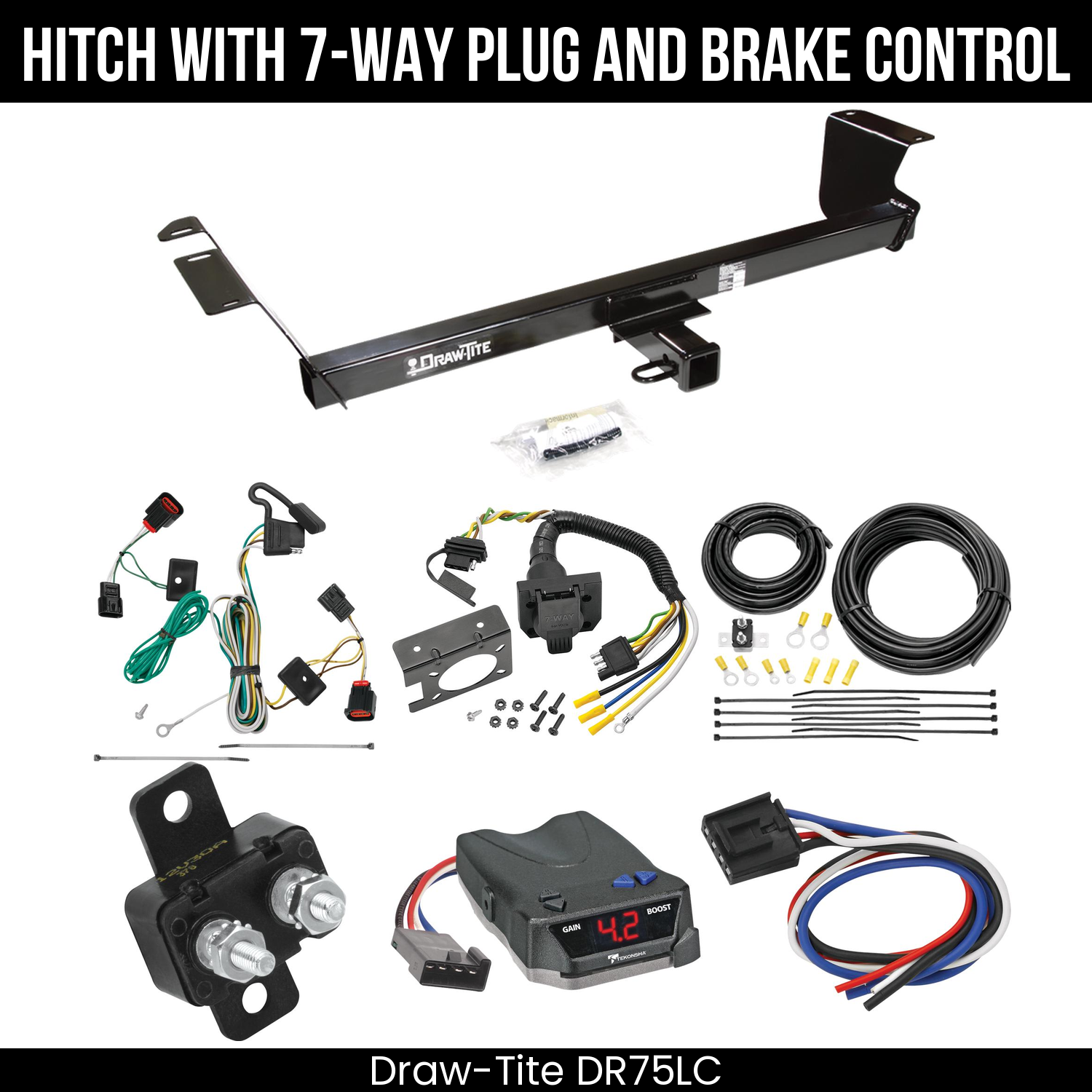 Trailer Hitch , 7-Way , Tekonsha Brake EVN Control