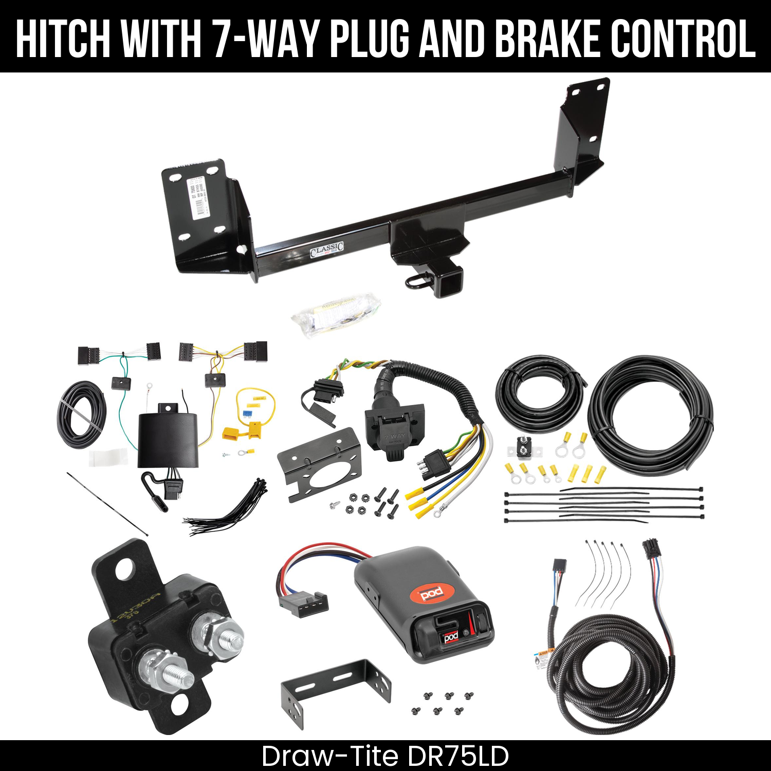 Trailer Hitch , 7-Way , Pro Series POD Brake Control