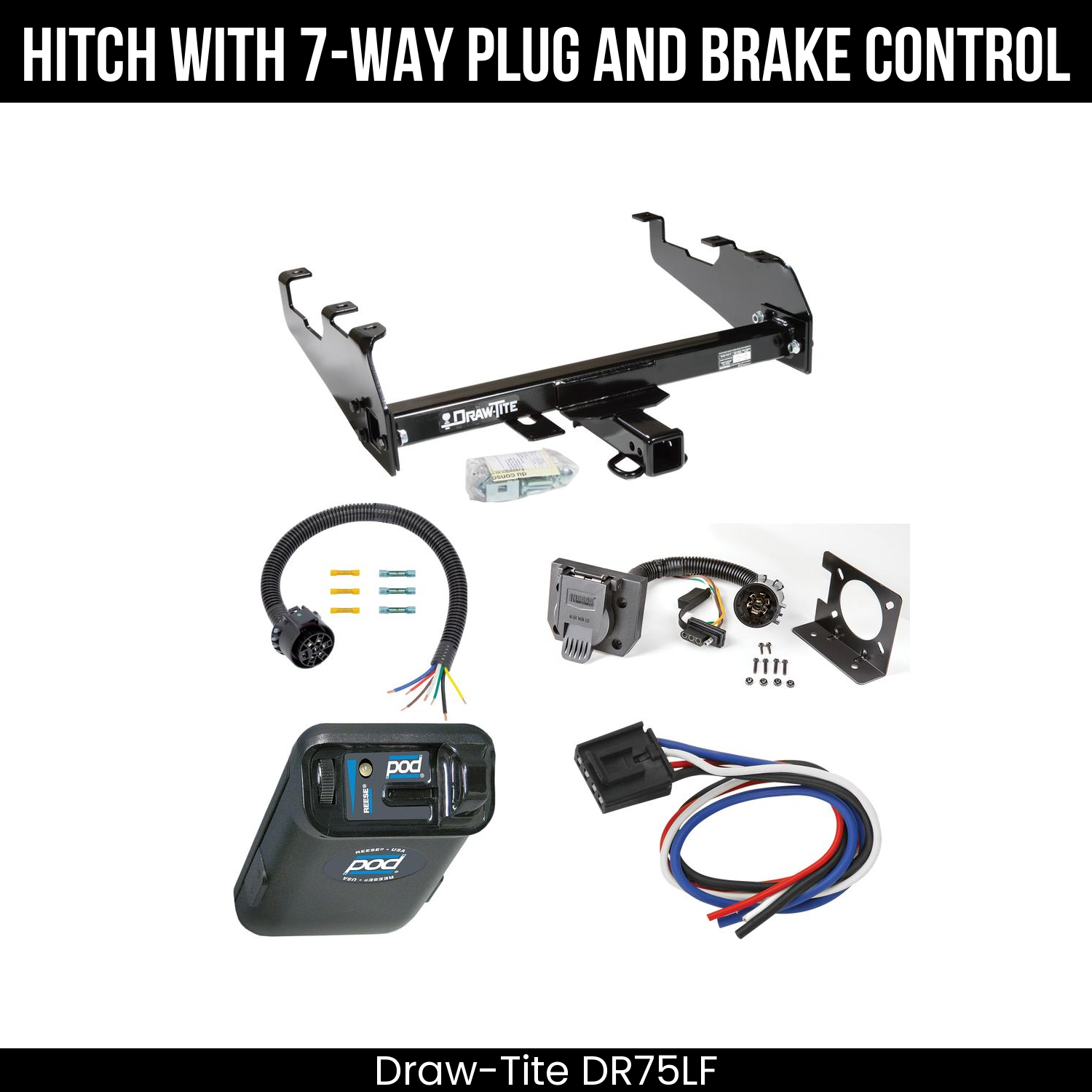 Trailer Hitch , 7-Way , Reese POD Brake Control