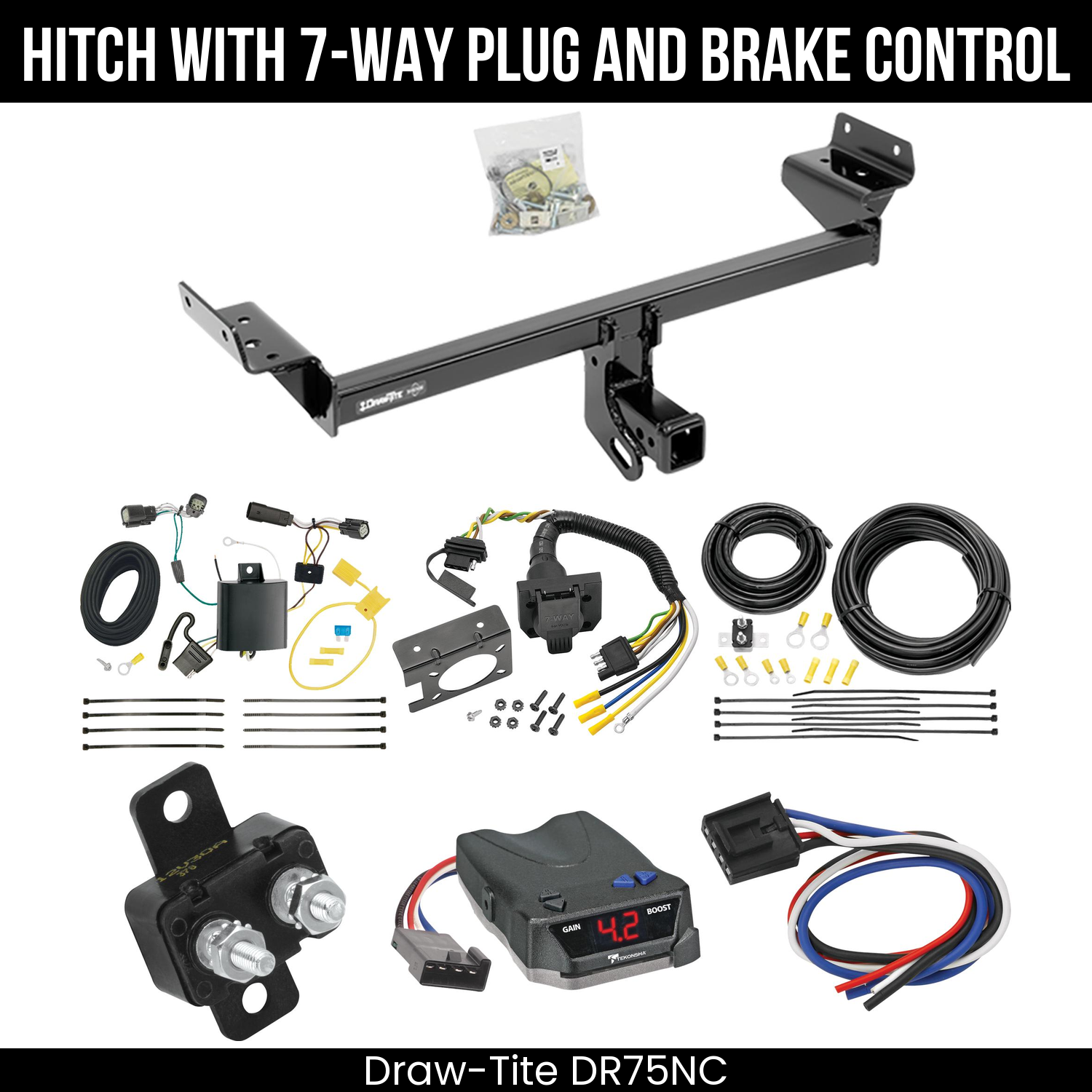 Trailer Hitch , 7-Way , Tekonsha Brake EVN Control