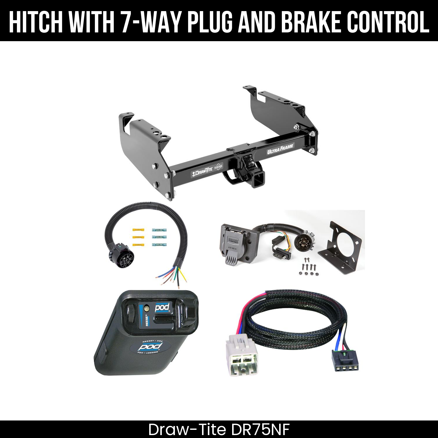 Trailer Hitch , 7-Way , Reese POD Brake Control