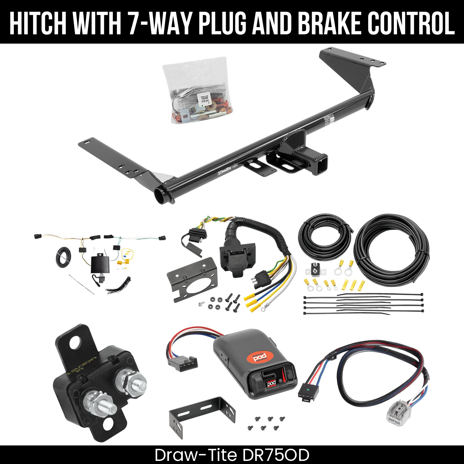 Trailer Hitch , 7-Way , Pro Series POD Brake Control
