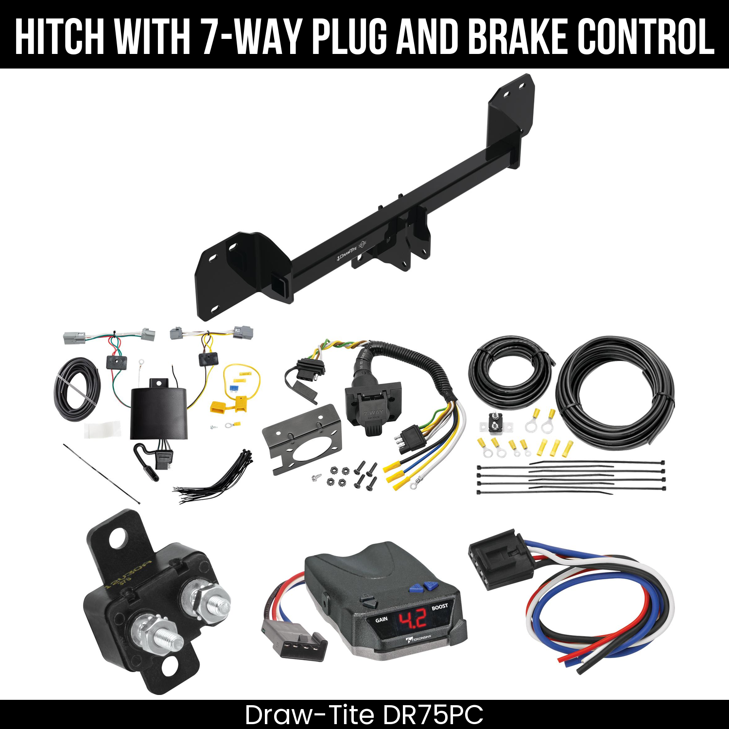 Trailer Hitch , 7-Way , Tekonsha Brake EVN Control