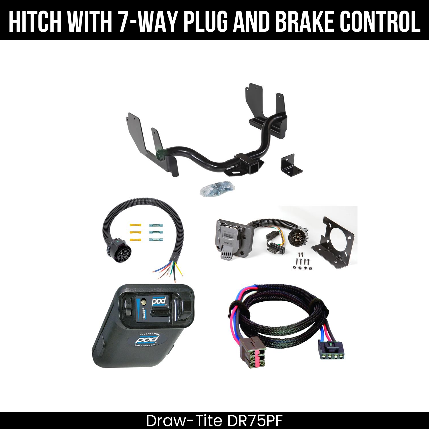 Trailer Hitch , 7-Way , Reese POD Brake Control