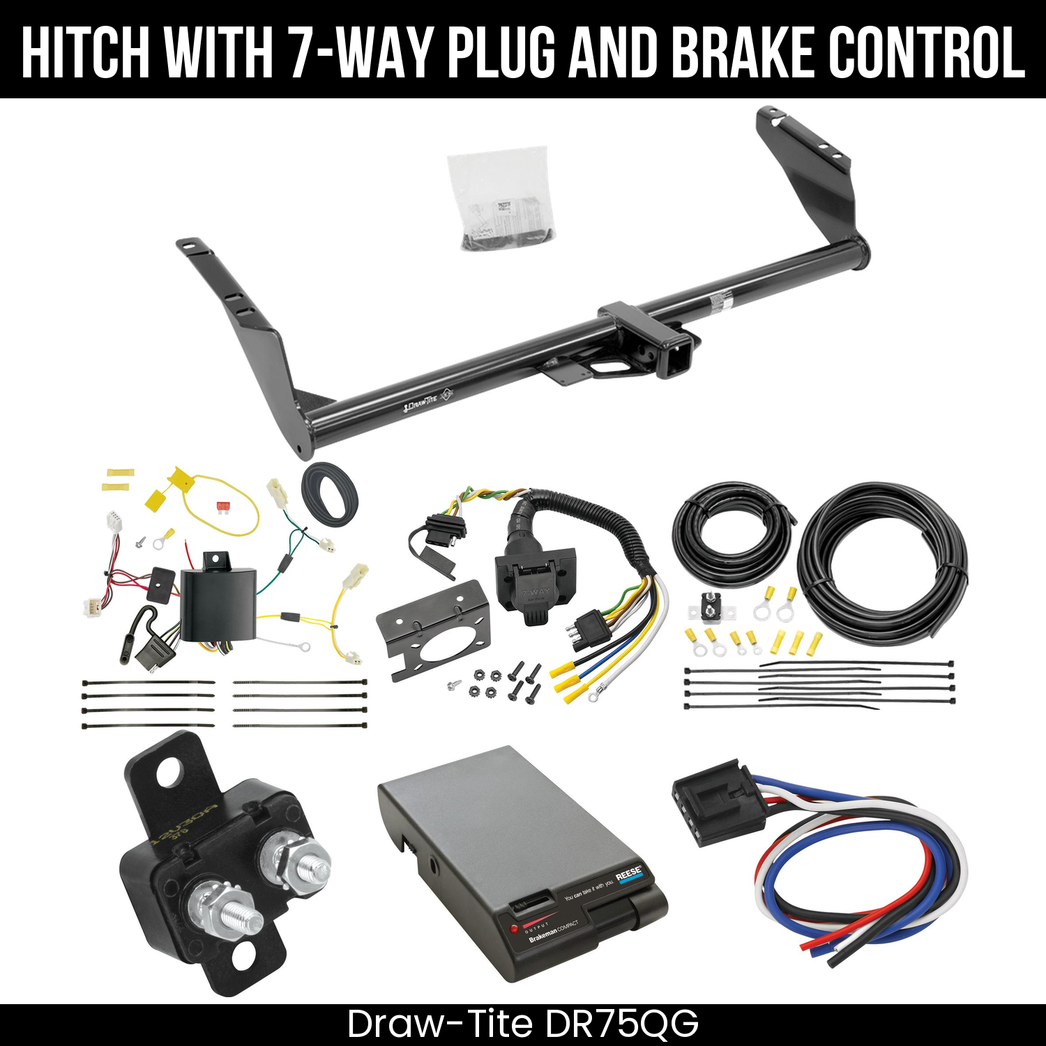 Trailer Hitch , 7-Way , Reese Brakeman Brake Control