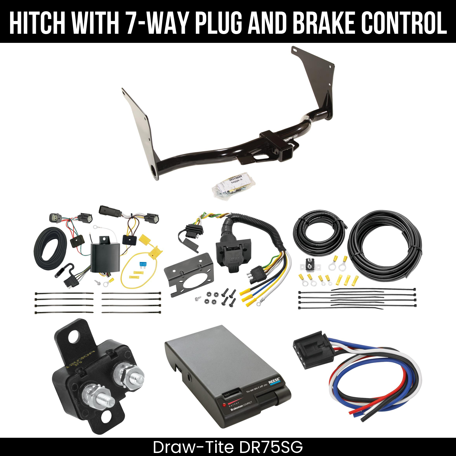 Trailer Hitch , 7-Way , Reese Brakeman Brake Control