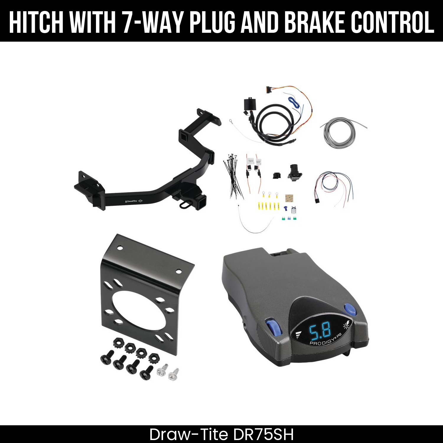 Trailer Hitch , 7-Way , Tekonsha Prodigy P2 Brake Control