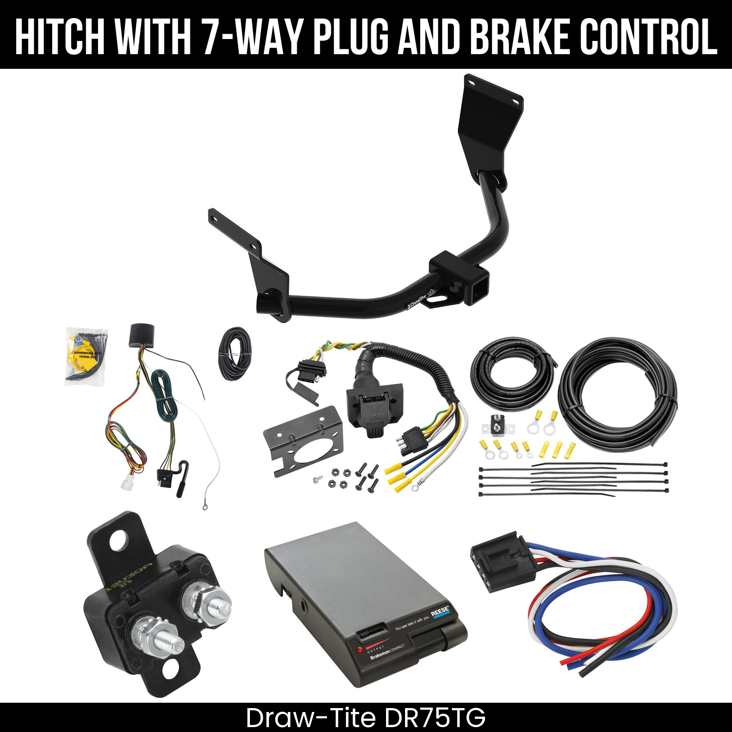 Trailer Hitch , 7-Way , Reese Brakeman Brake Control