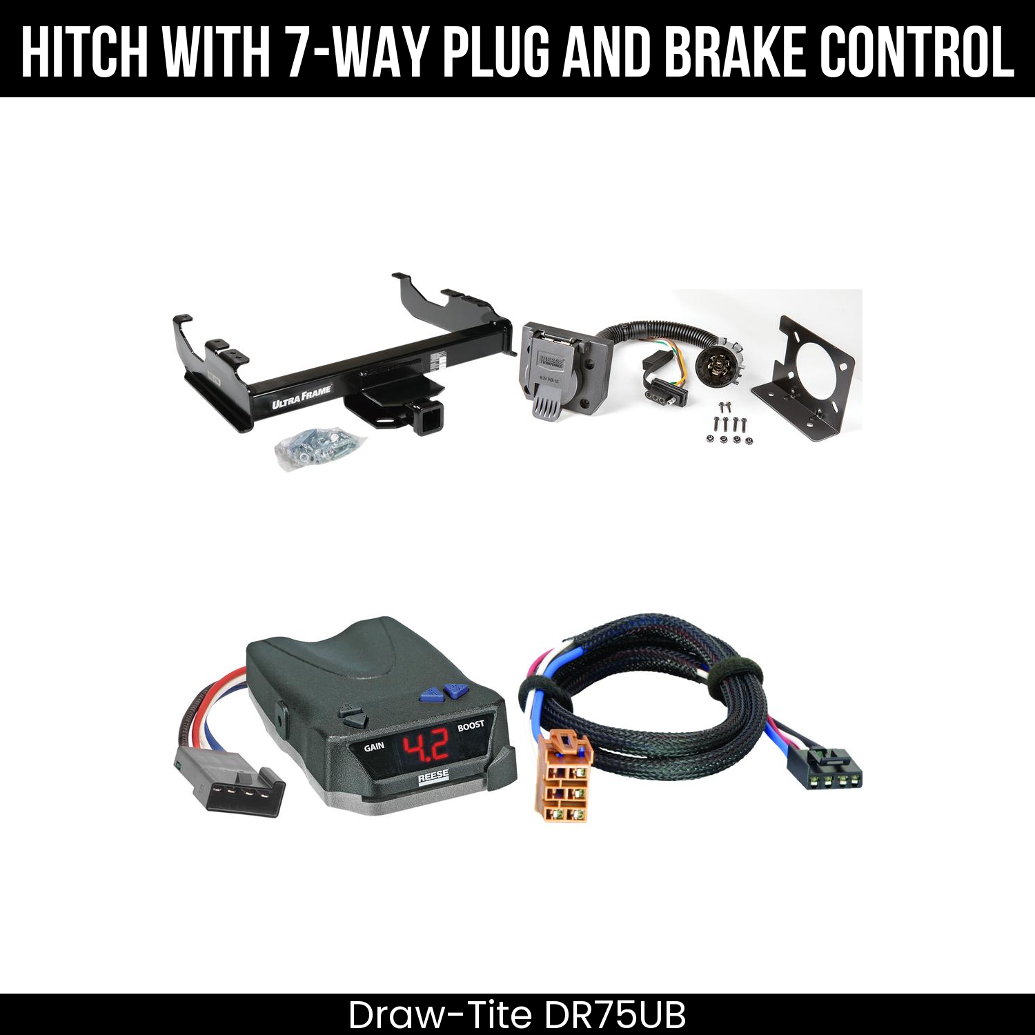 Trailer Hitch , 7-Way , Reese Brake EVN Control