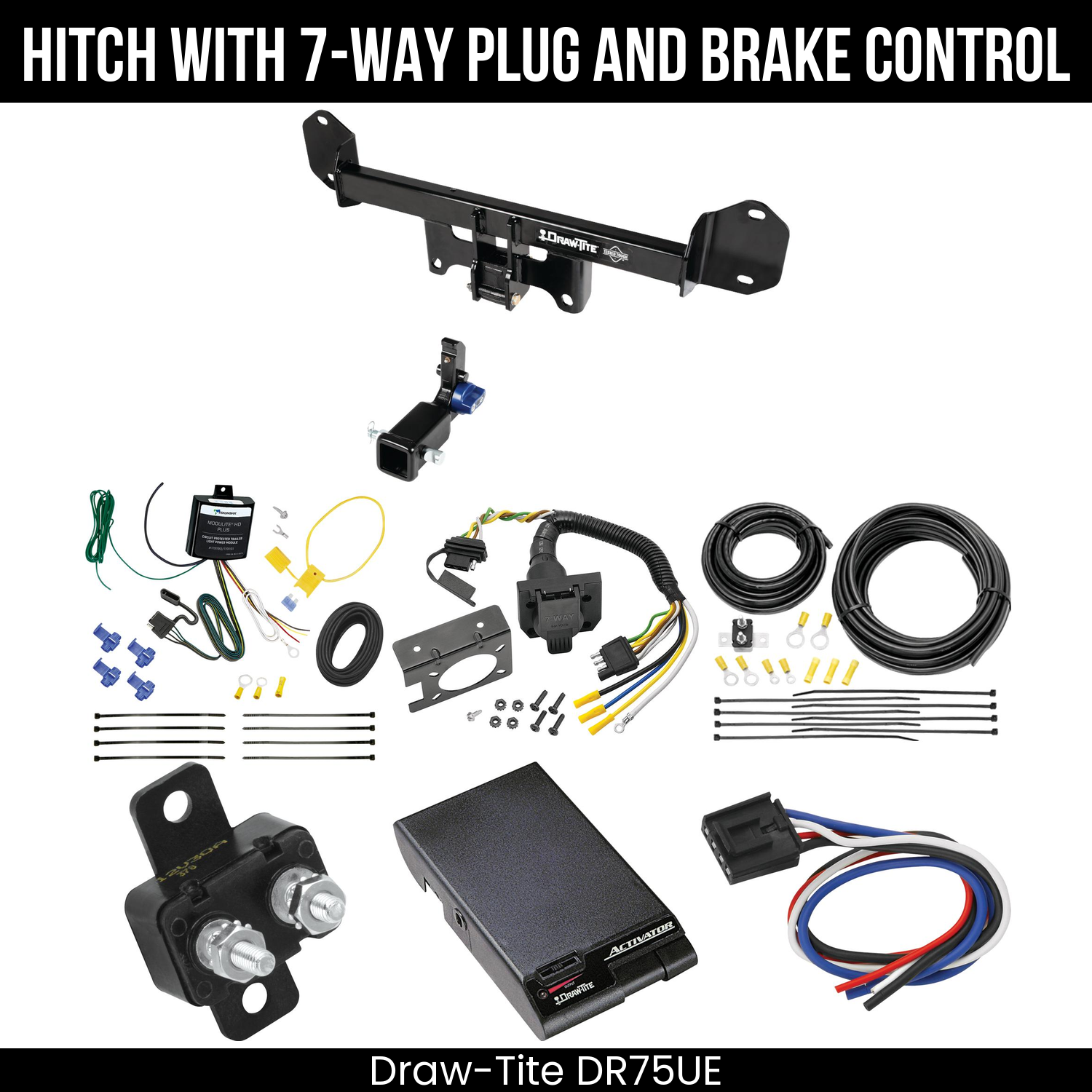 Trailer Hitch , 7-Way , Draw-Tite Activator Brake Control