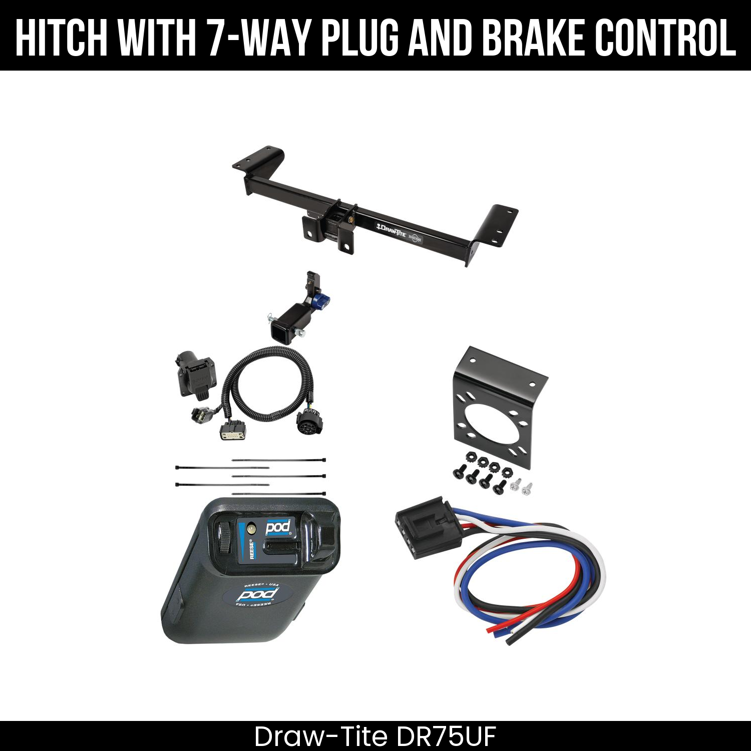 Trailer Hitch , 7-Way , Reese POD Brake Control