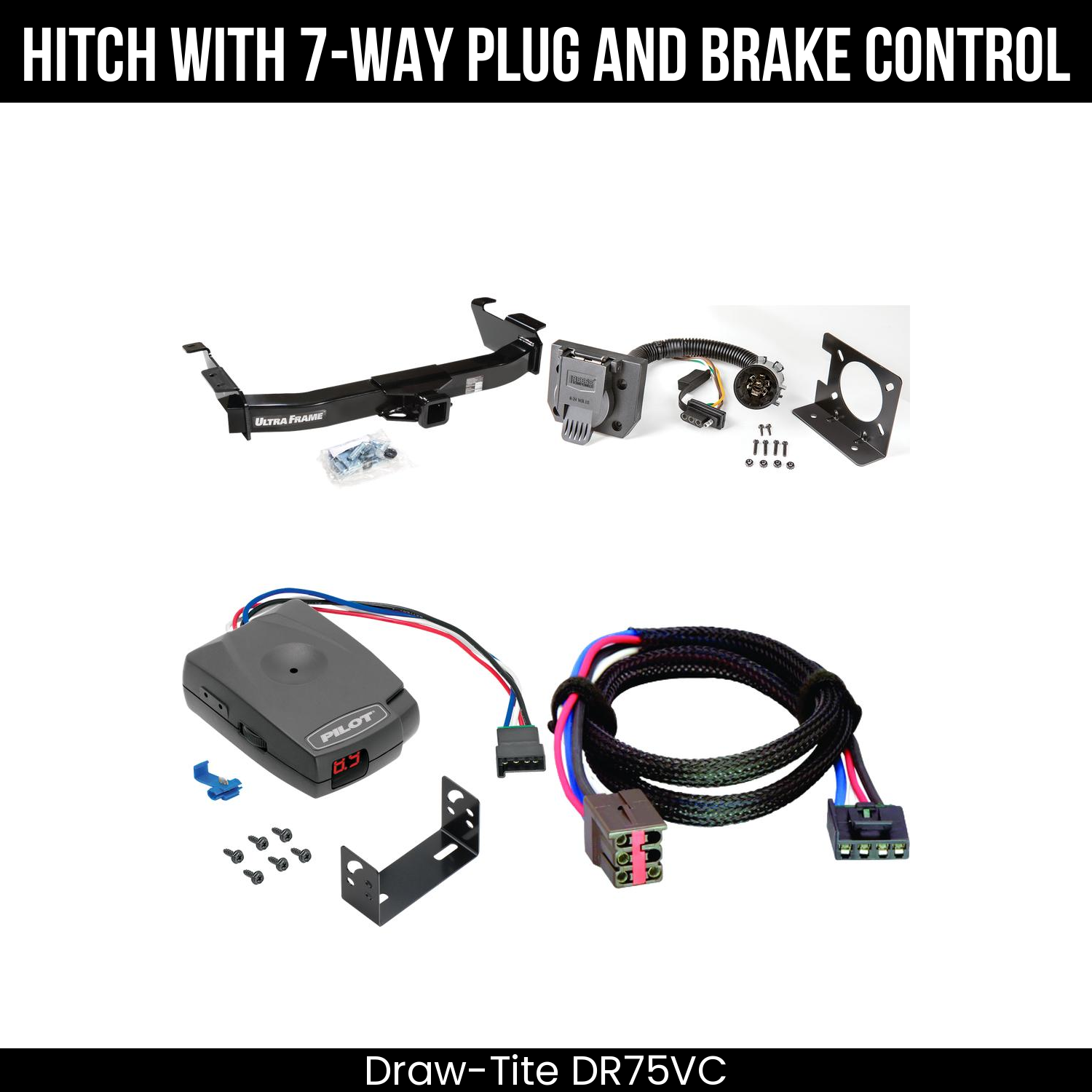 Trailer Hitch , 7-Way , Pro Series Pilot Brake Control