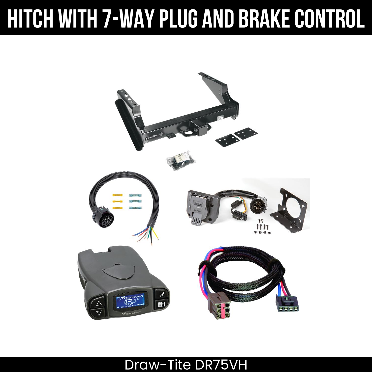 Trailer Hitch , 7-Way , Tekonsha Prodigy P3 Brake Control